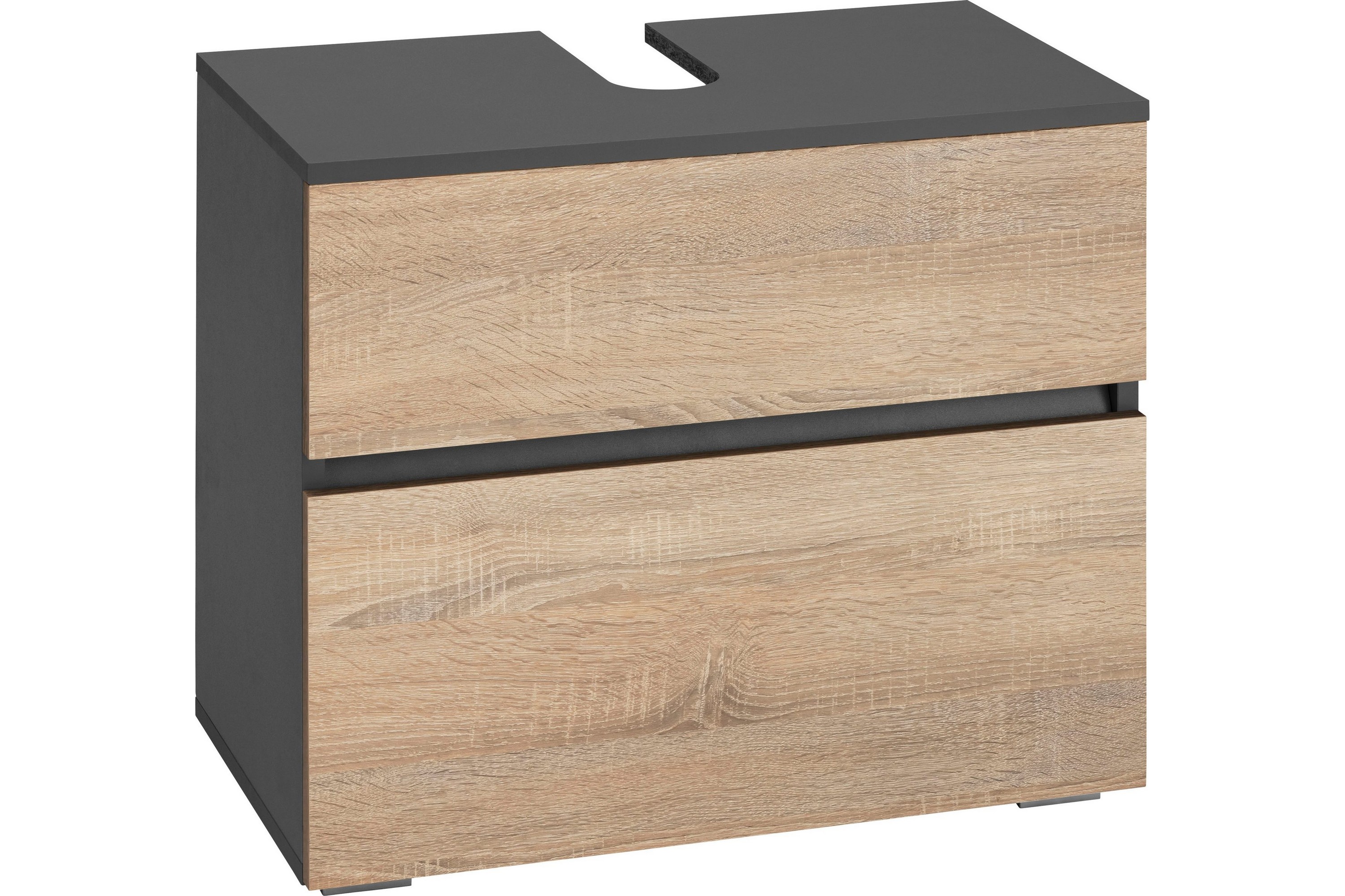 Tvättställsskåp Gaddesden 60x35 cm Antracit/Vit