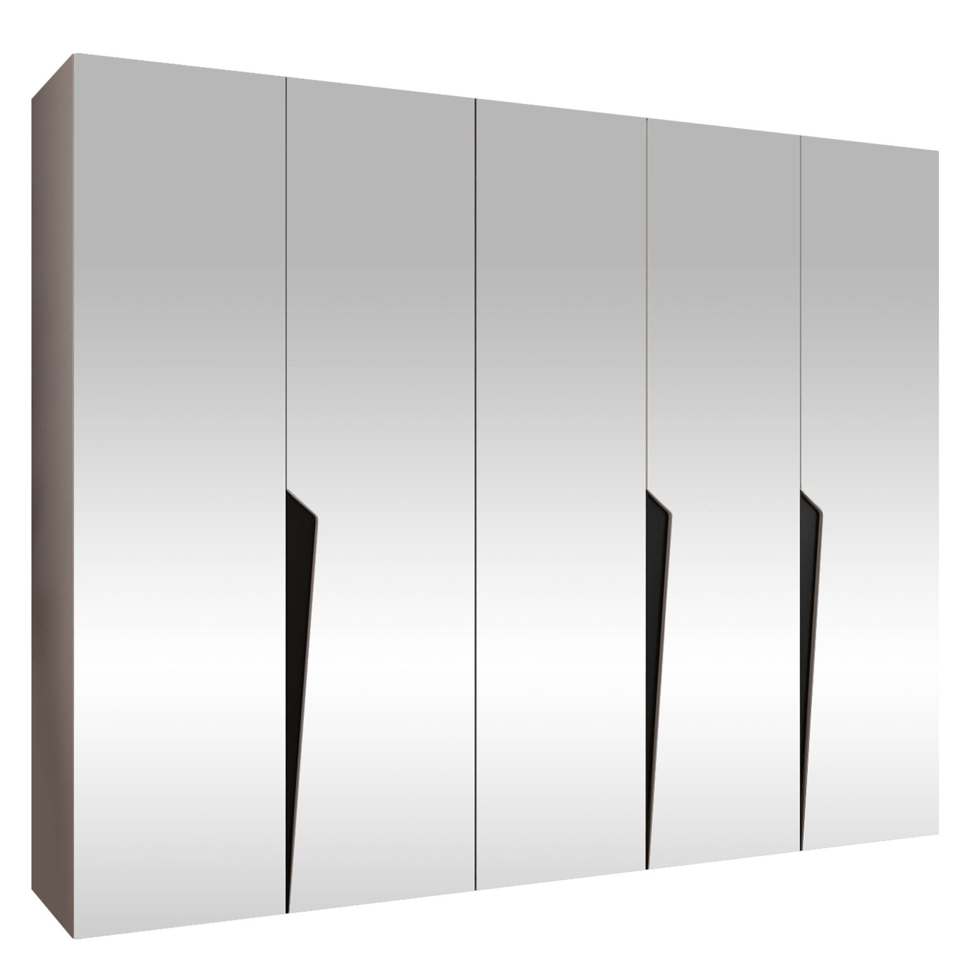 Barile Garderob med spegel 250 cm - kashmir