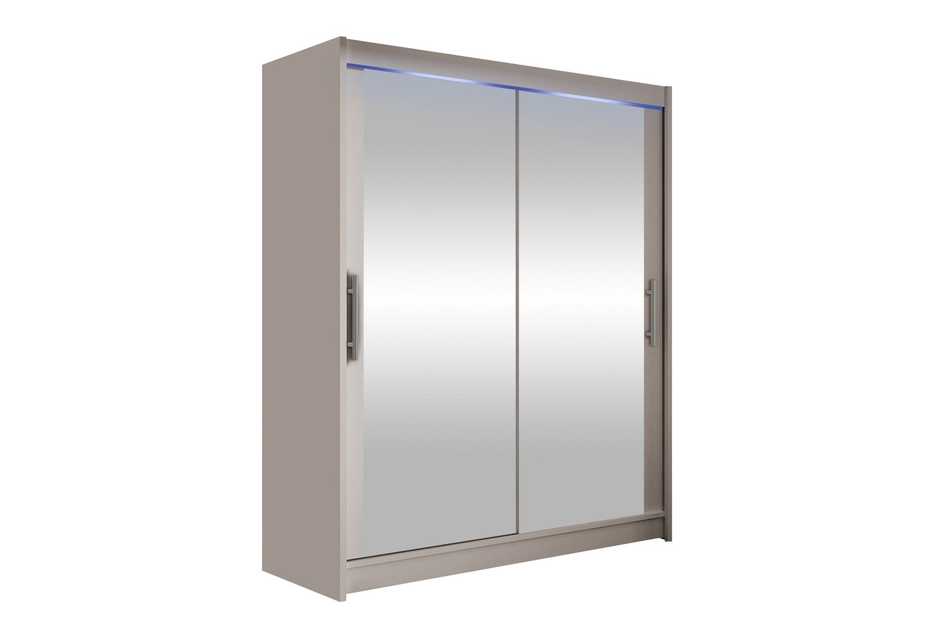 Bay Garderob m. Spegel 150x200 cm - Beige