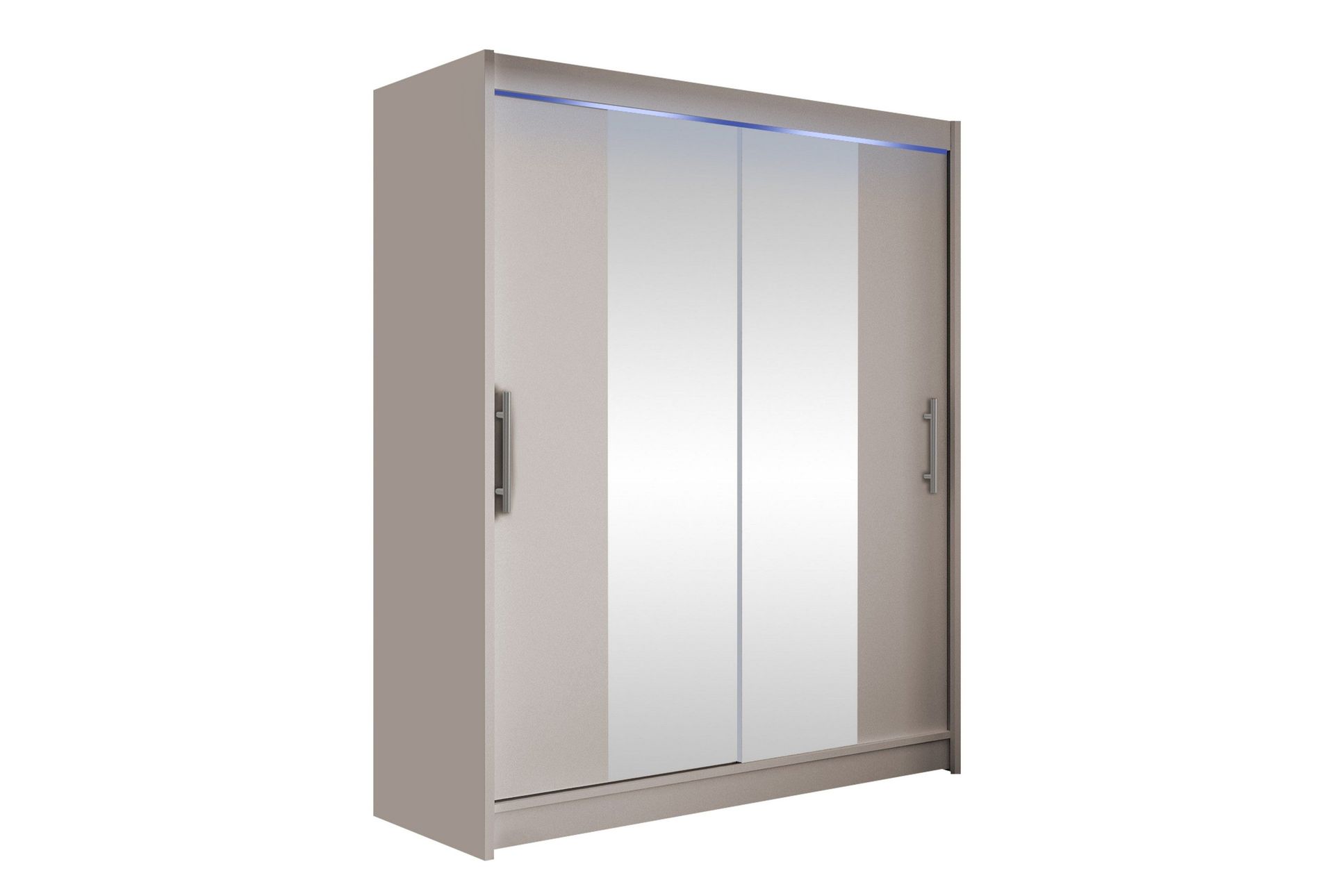 Bay Garderob m. Spegel 150x200 cm - Beige