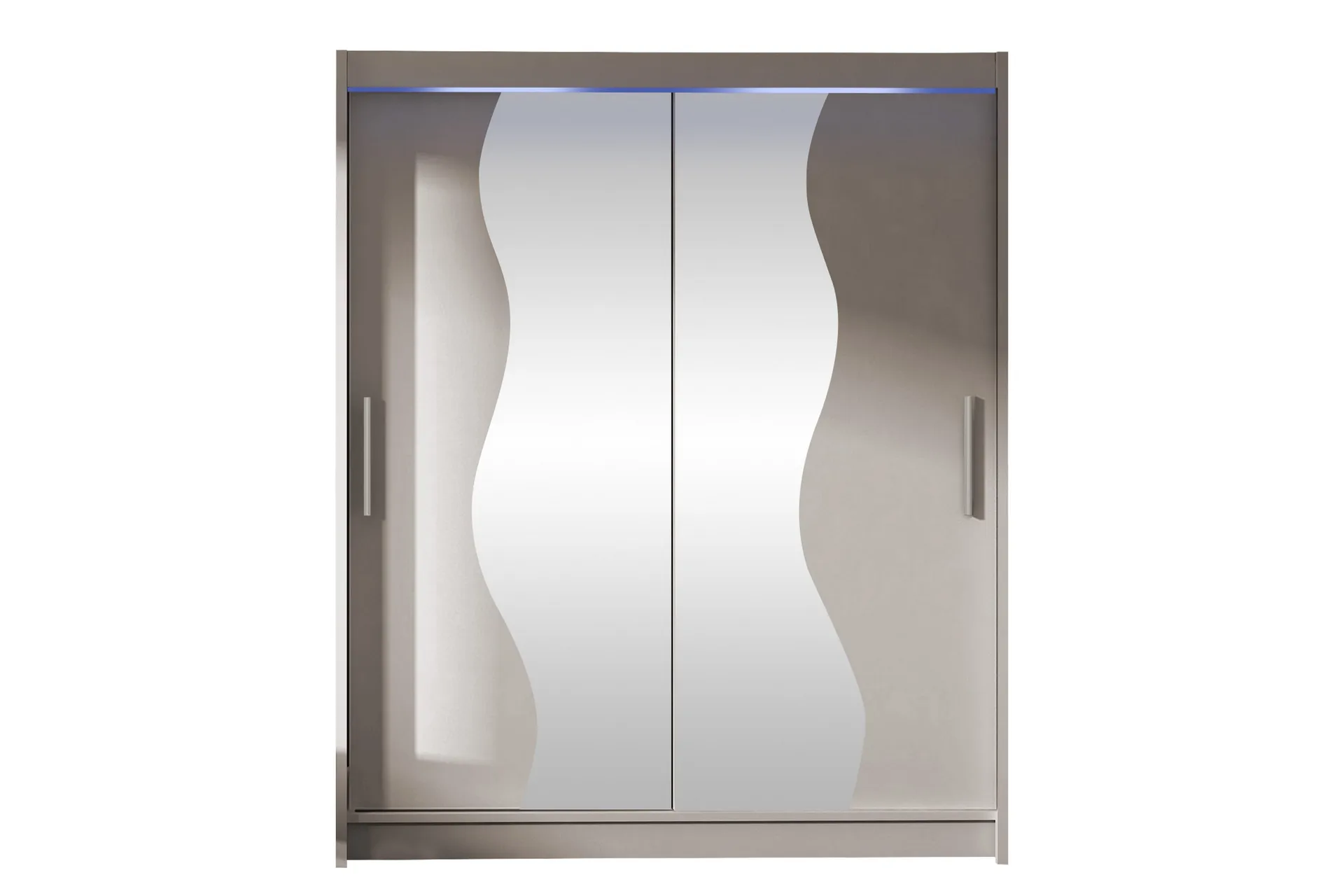 bay garderob m. spegel 150x200 cm - rosa