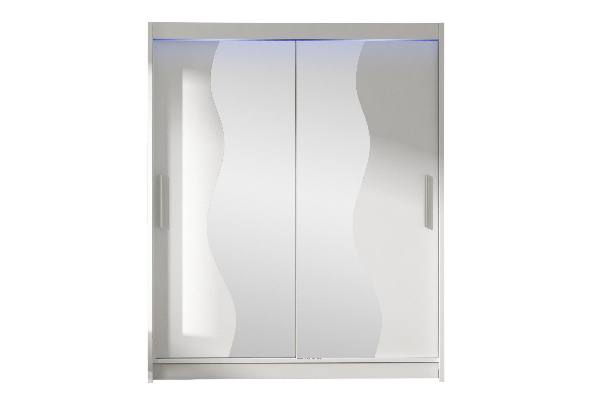 Bay Garderob m. Spegel 150x200 cm - Vit