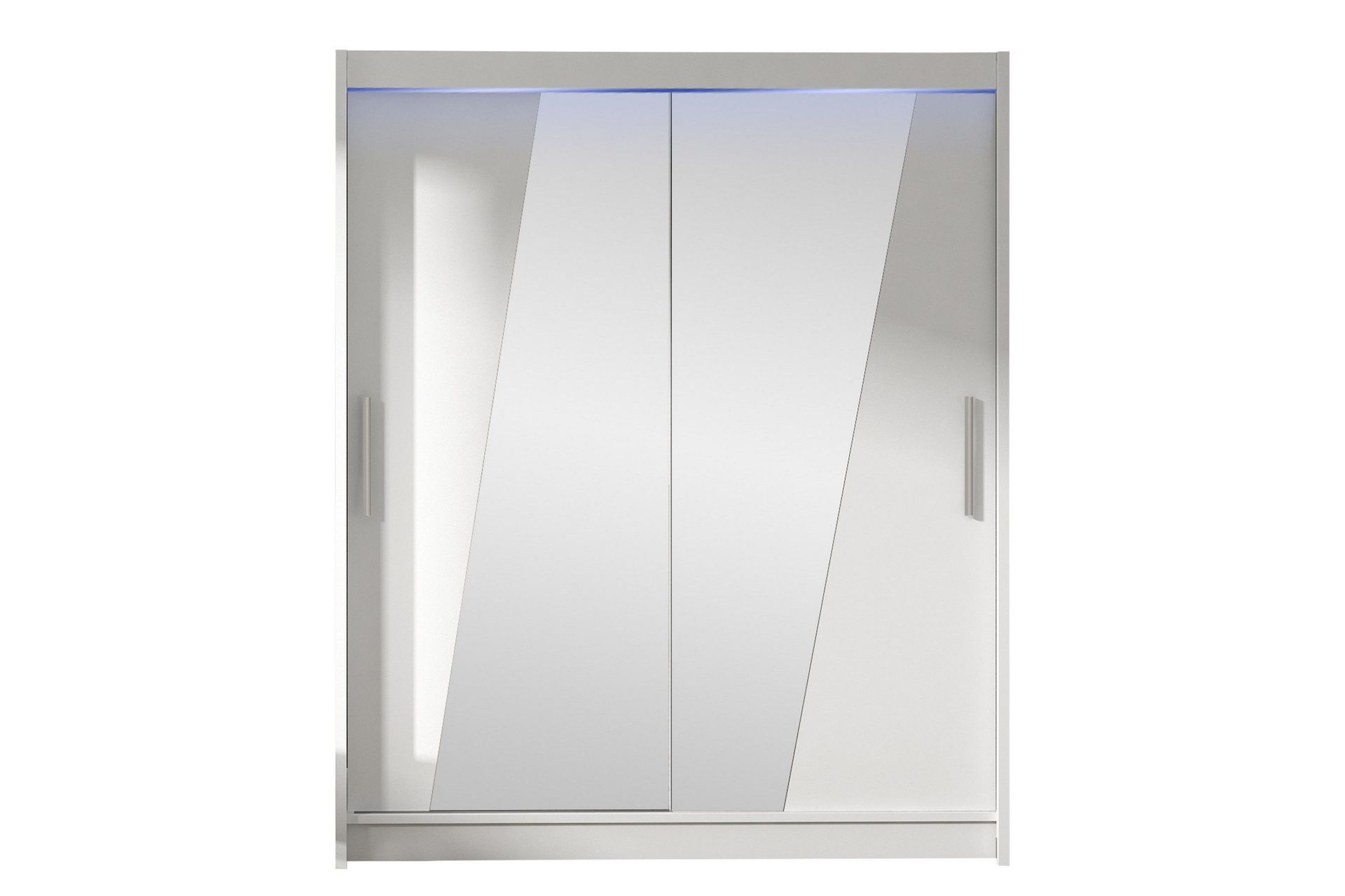 Bay Garderob m. Spegel 150x200 cm - Vit