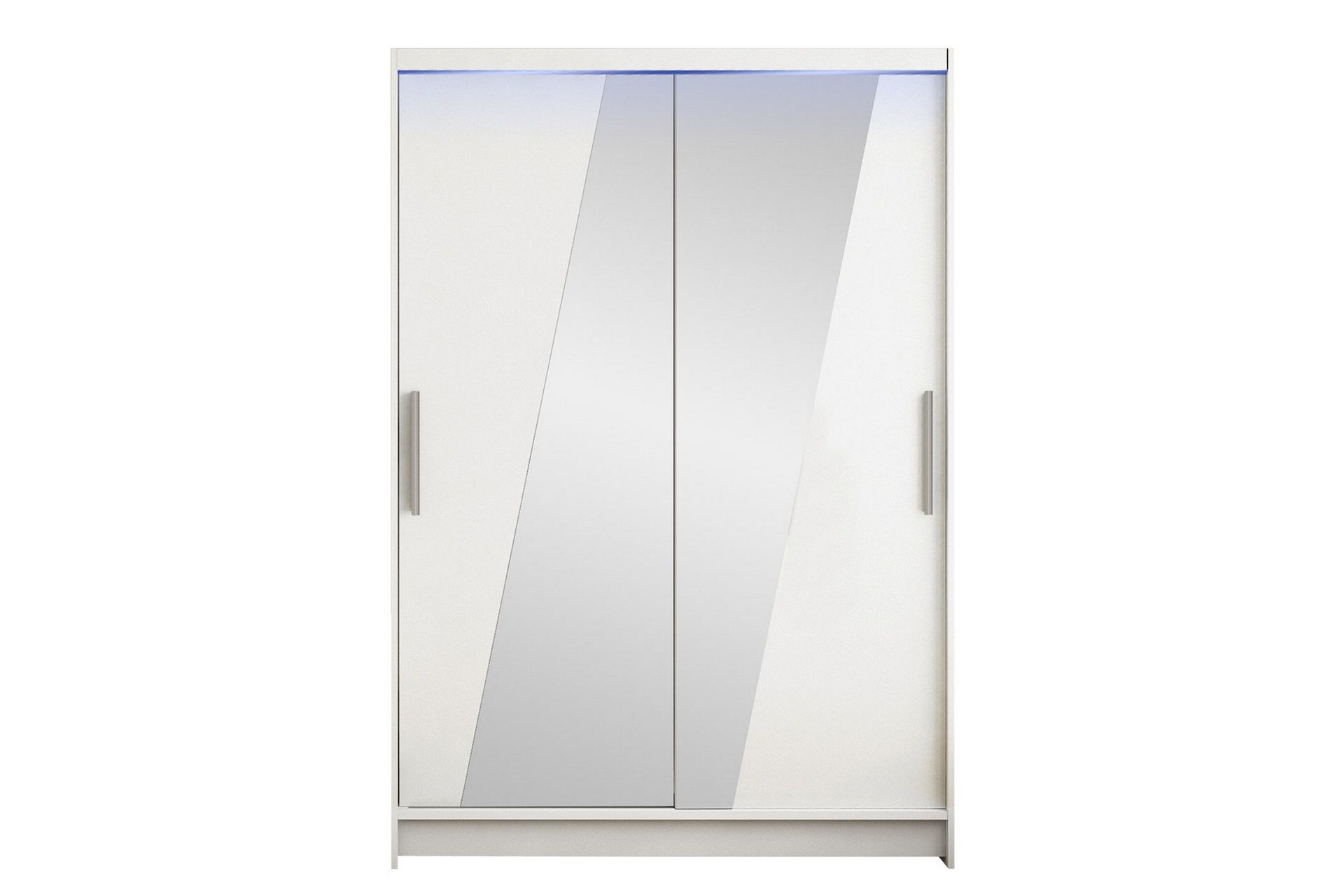 biscayne garderob m. spegel 120x200 cm - grå/beige