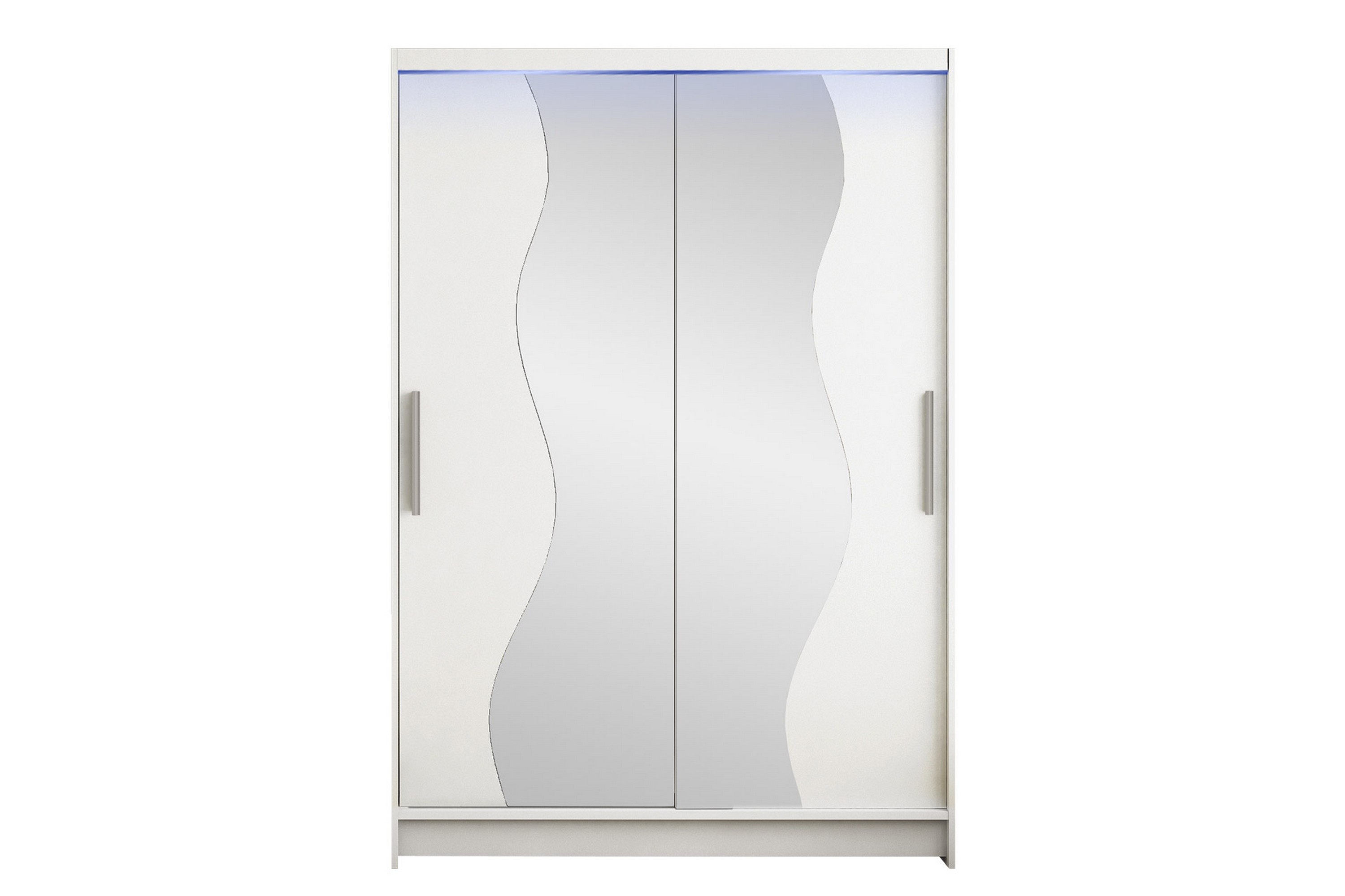 biscayne garderob m. spegel 120x200 cm - vit