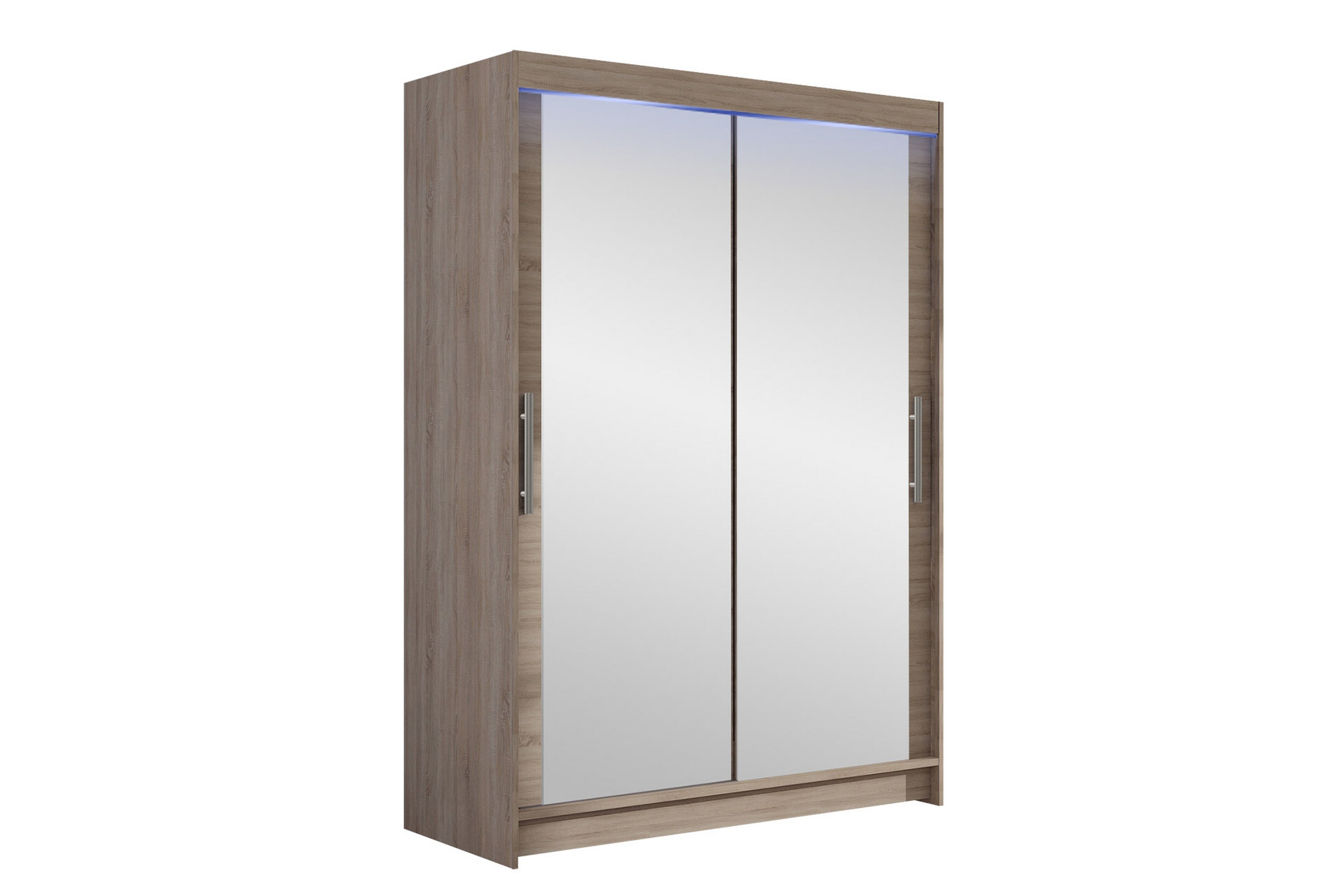 Estella Garderob med Spegel 120x200 cm Beige