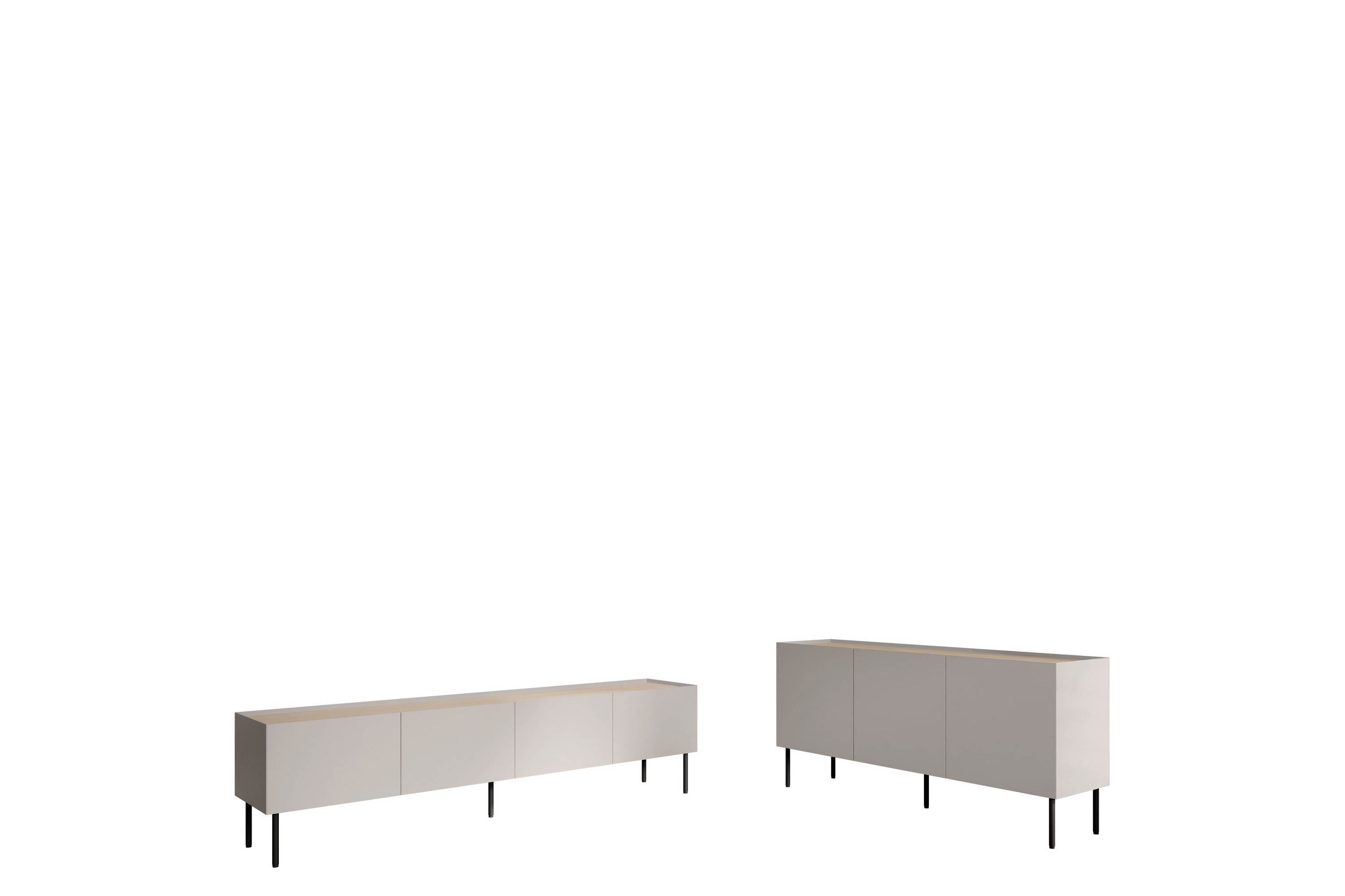 Akie Möbelset För Vardagsrum Beige
