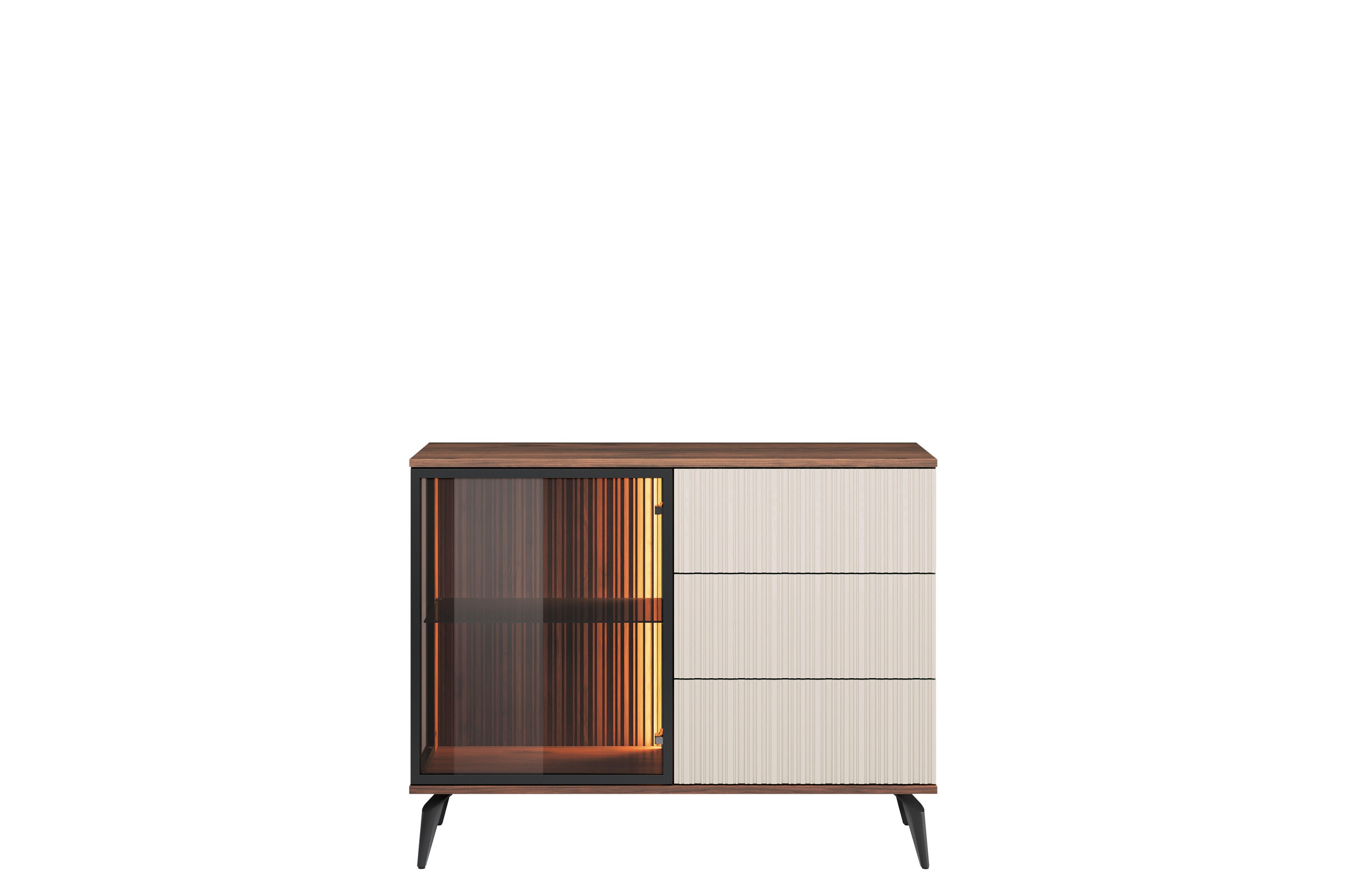 Akinari Byrå103 cm Brun/Beige