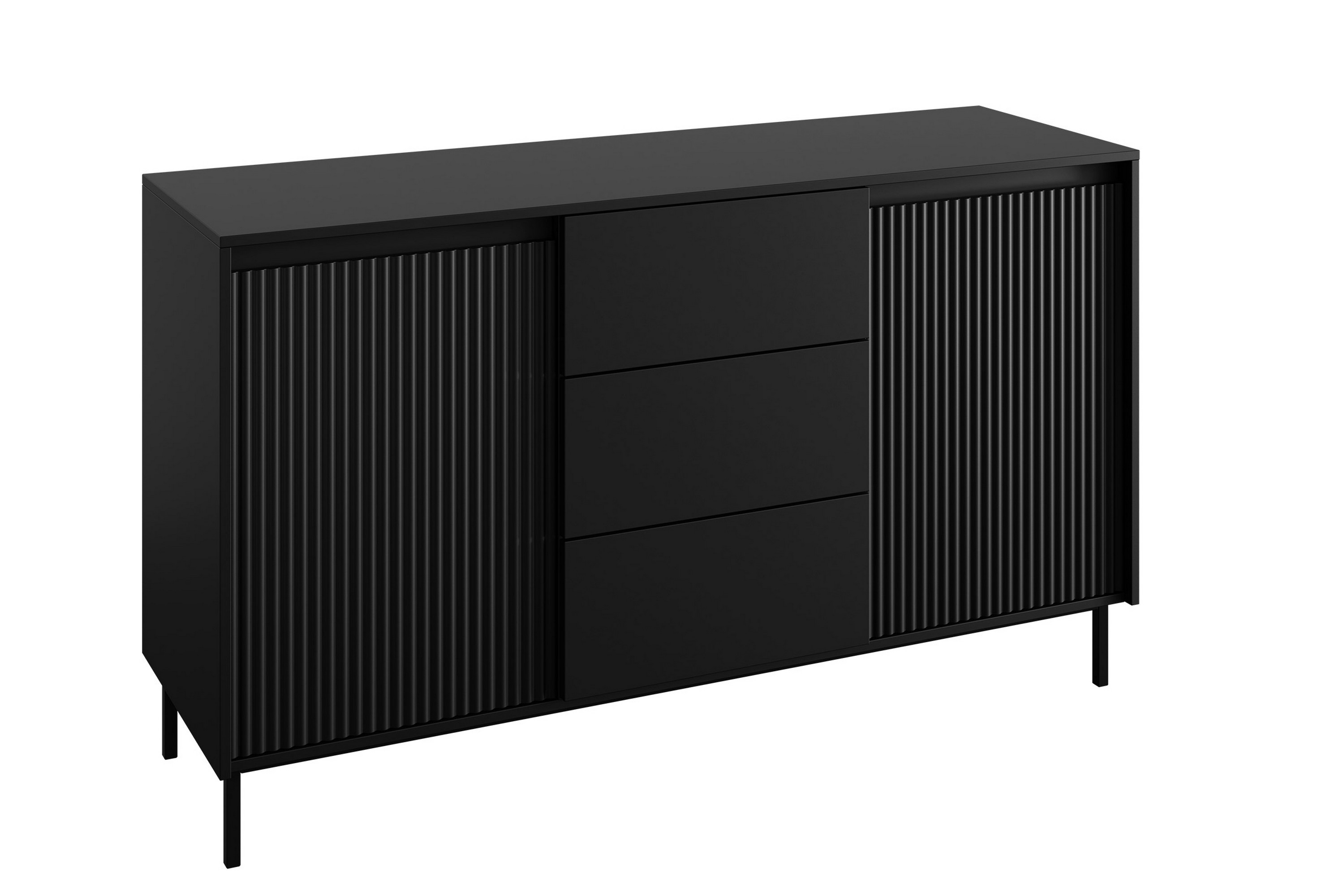 ByråBjurholm 153 cm Svart