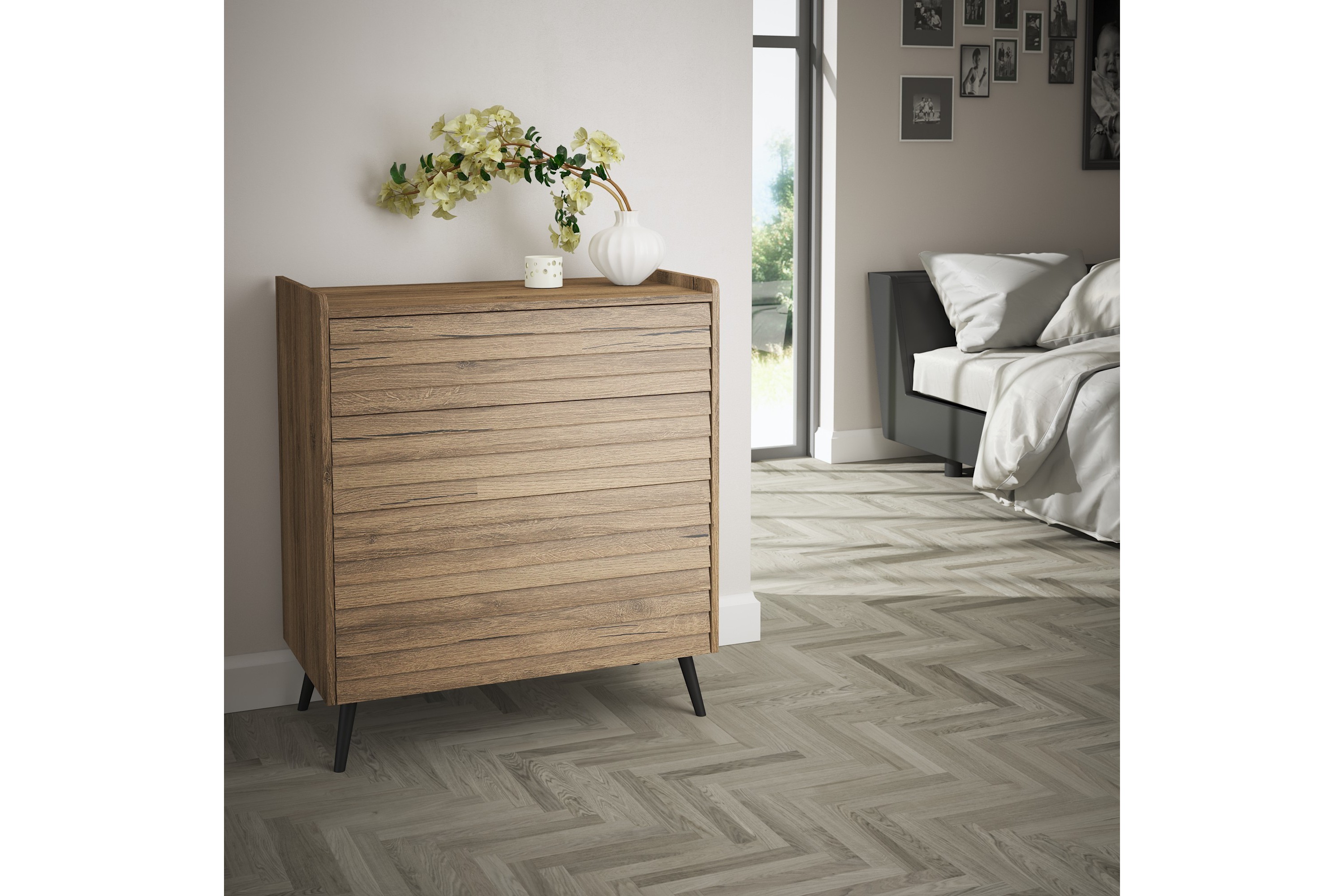ByråElspet 90 cm Valnöt