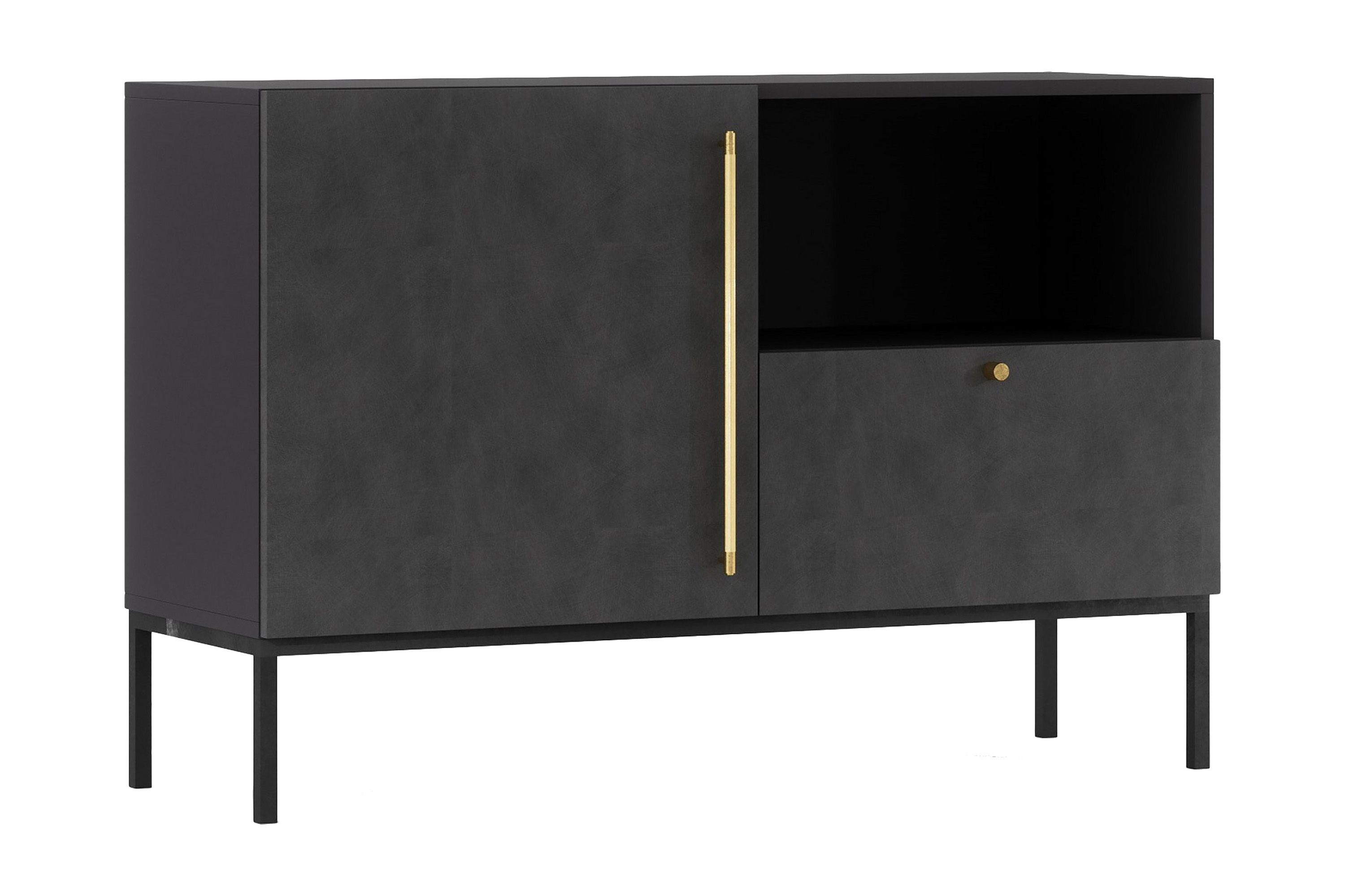ByråEmika 120 cm Svart