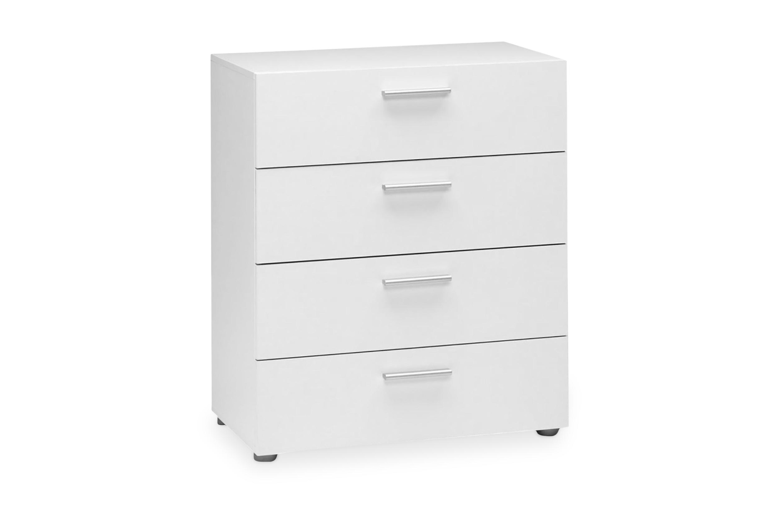ByråFerreira 70 cm 4 Lådor Vit