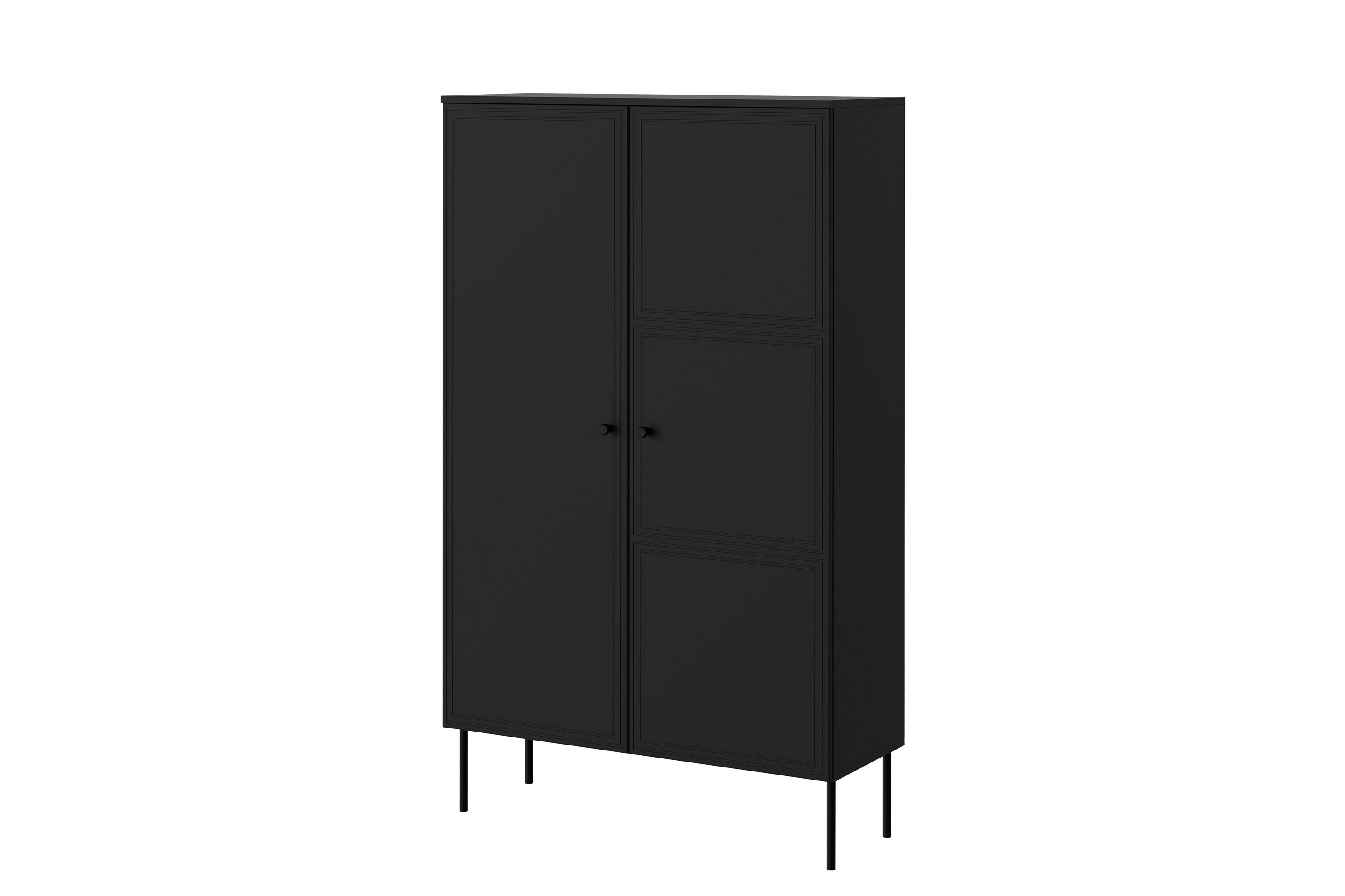 ByråLaholm 100 cm Svart