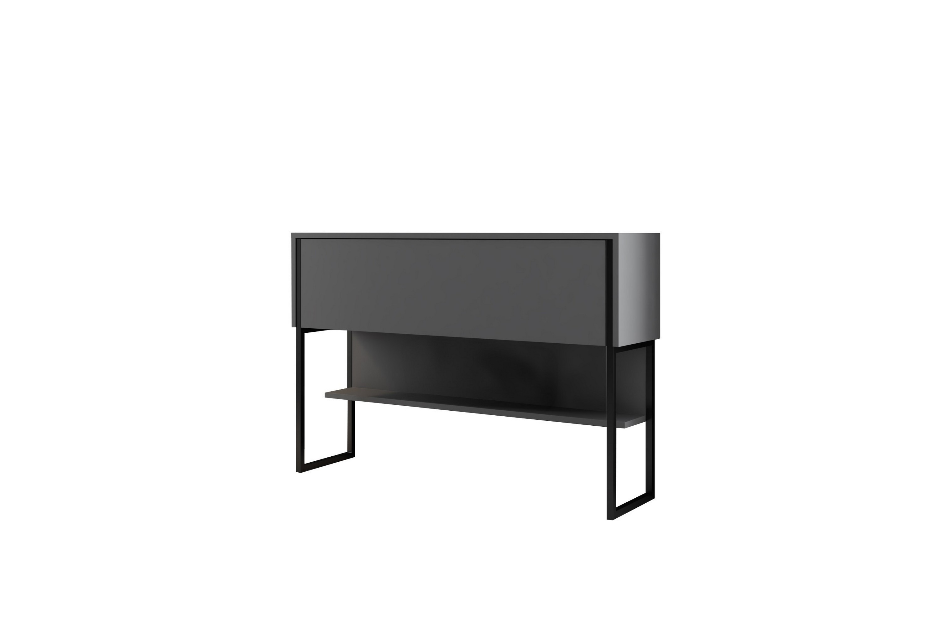 ByråLuxe 120 cm Svart/Antracit