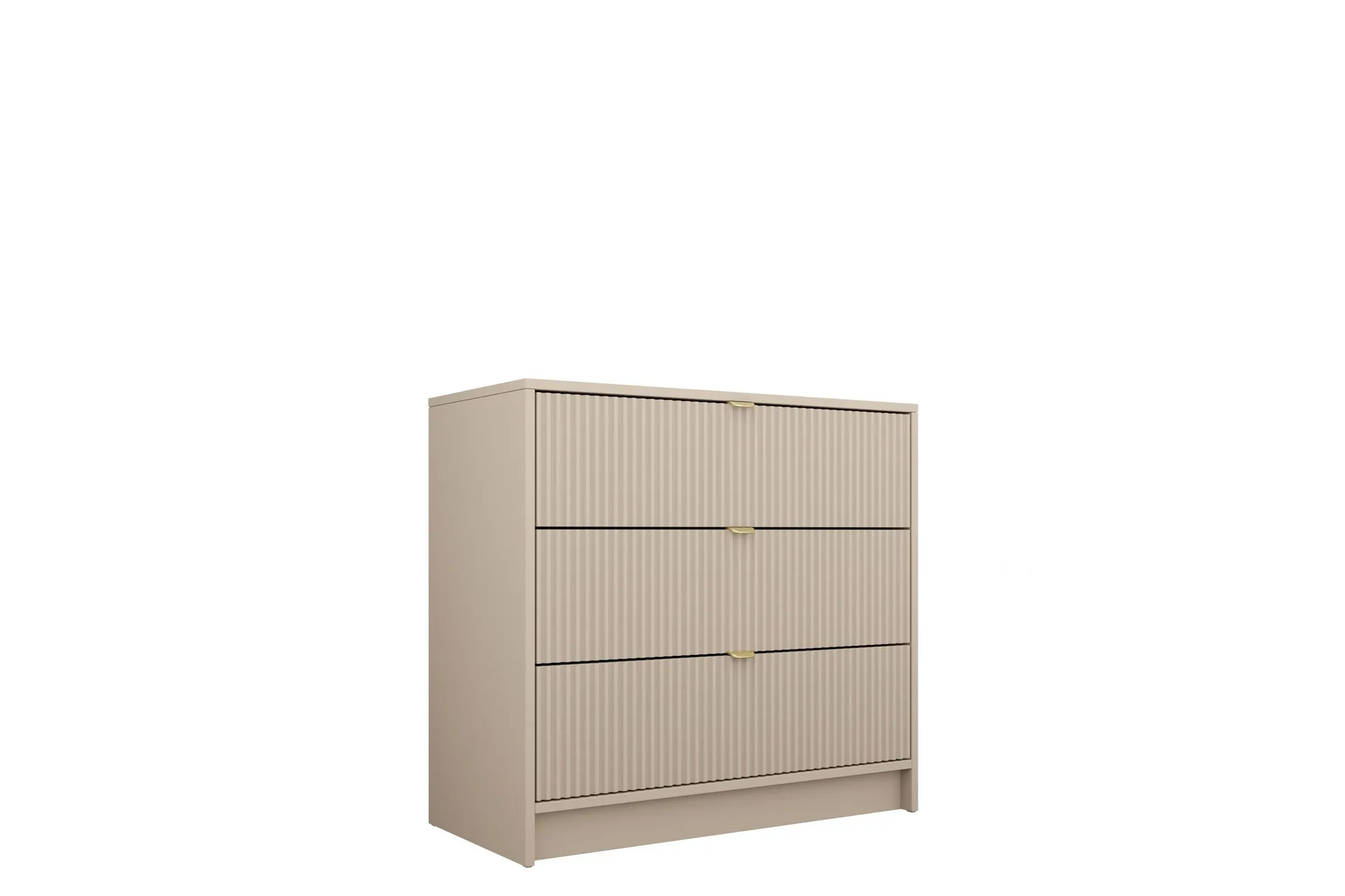 Novaj H&ouml;g byr&aring; 80x40x75 cm i Tr&auml; med F&ouml;rvaringsl&aring;dor - Beige