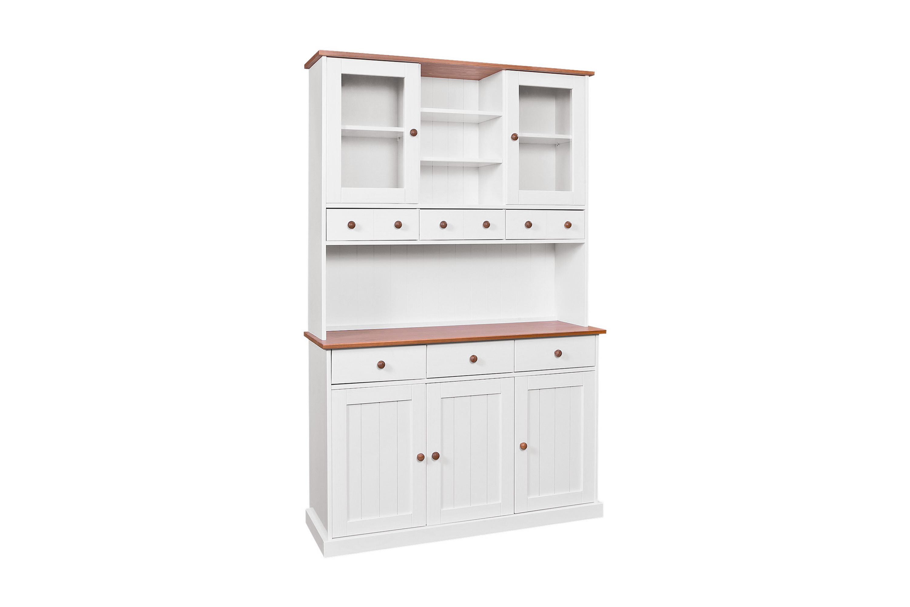 Skänkvitrin B Gambier 131 cm Vit