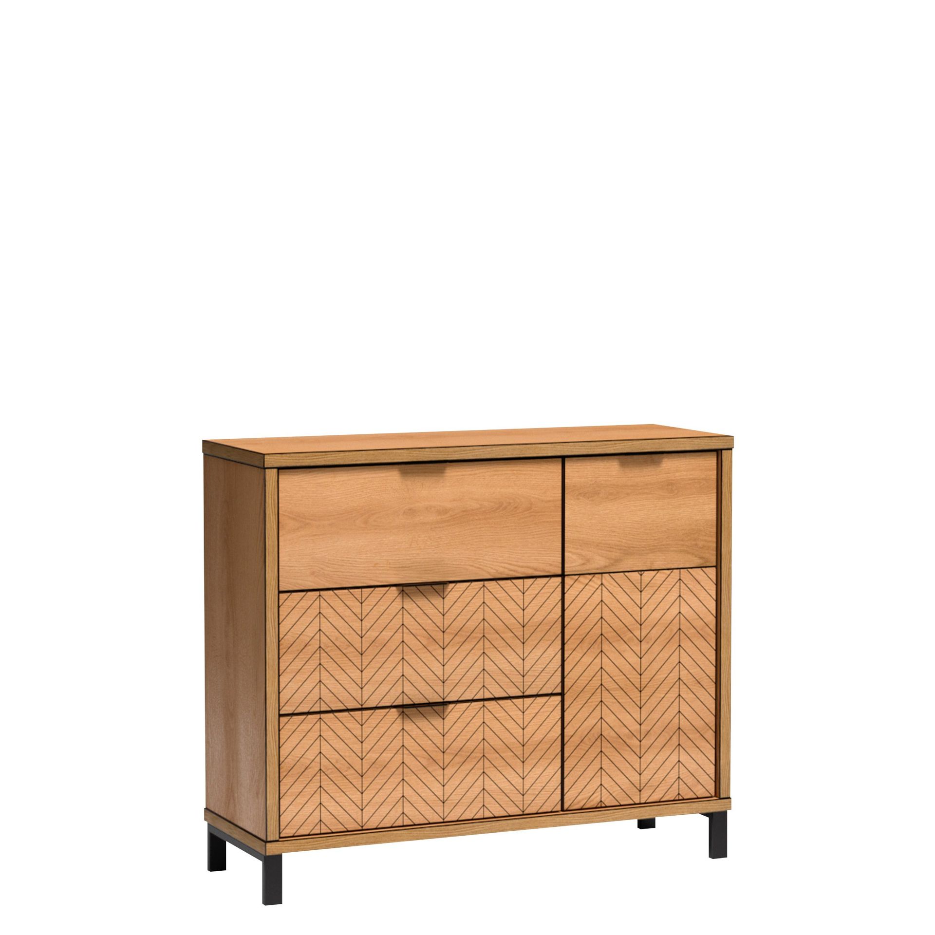 Fonti Skänk 118 cm - Brunsvart