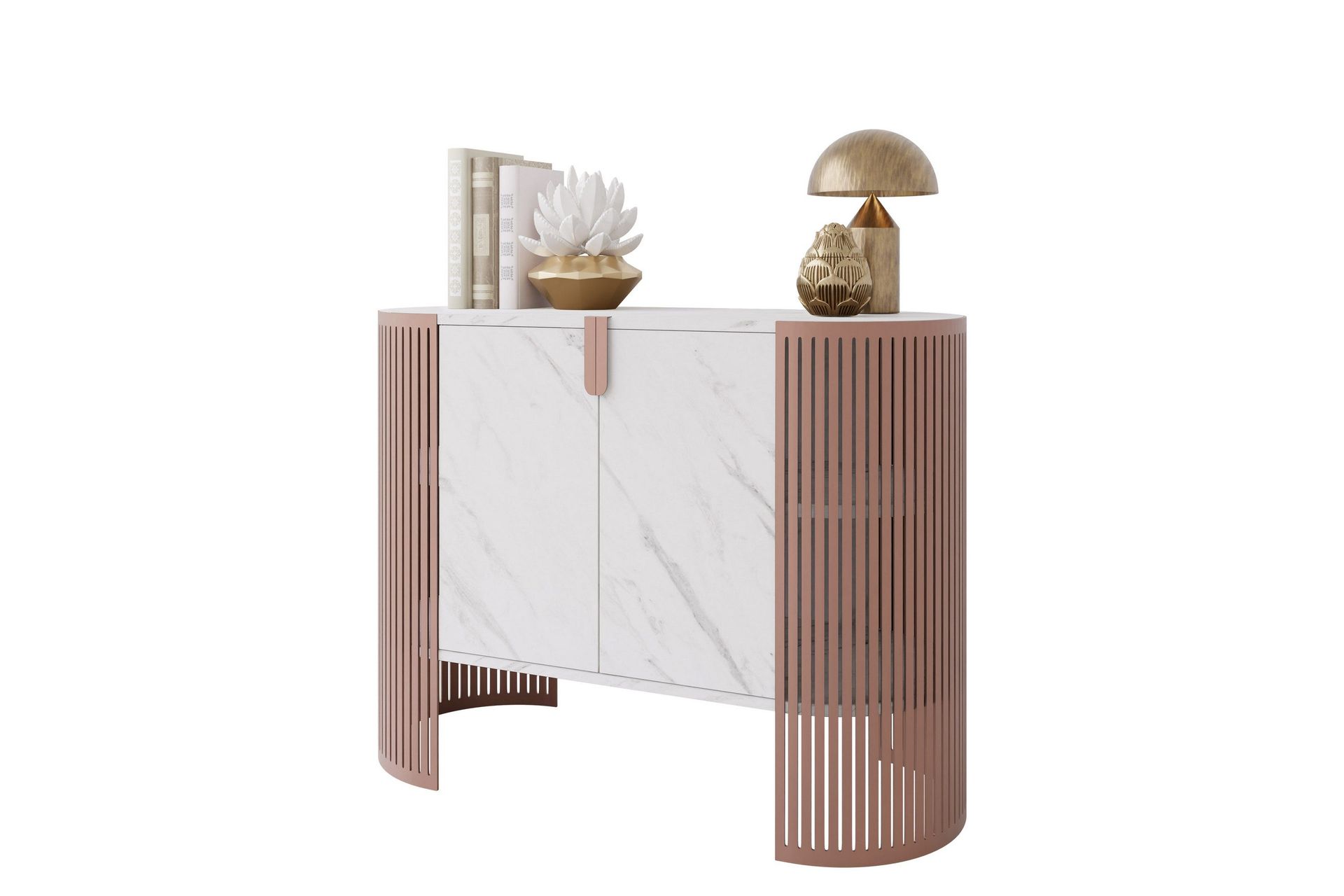 Friend Sk&auml;nk 120x40 cm - Rosa/Vit