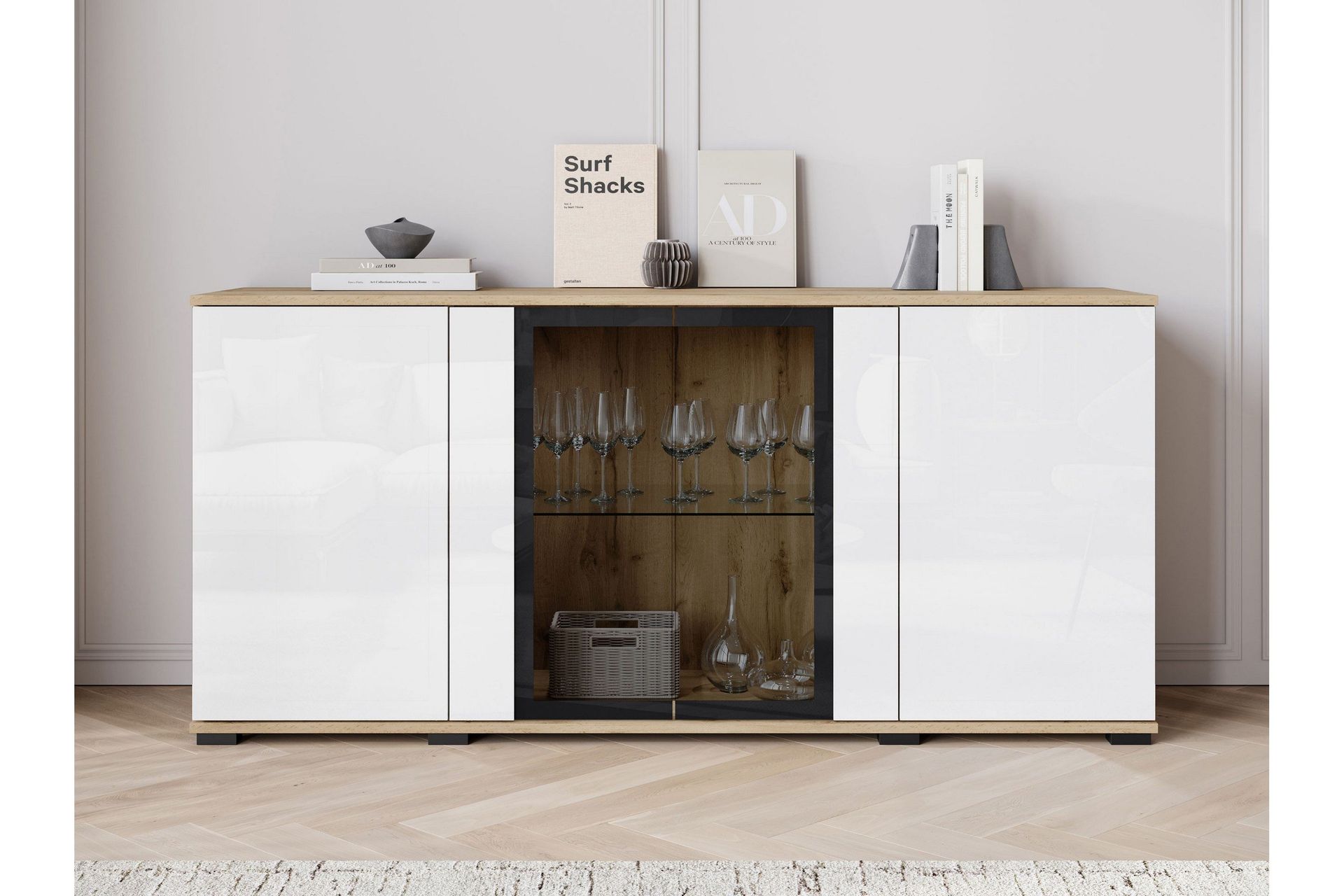 Gamal Sk&auml;nk 150x40 cm - Brun