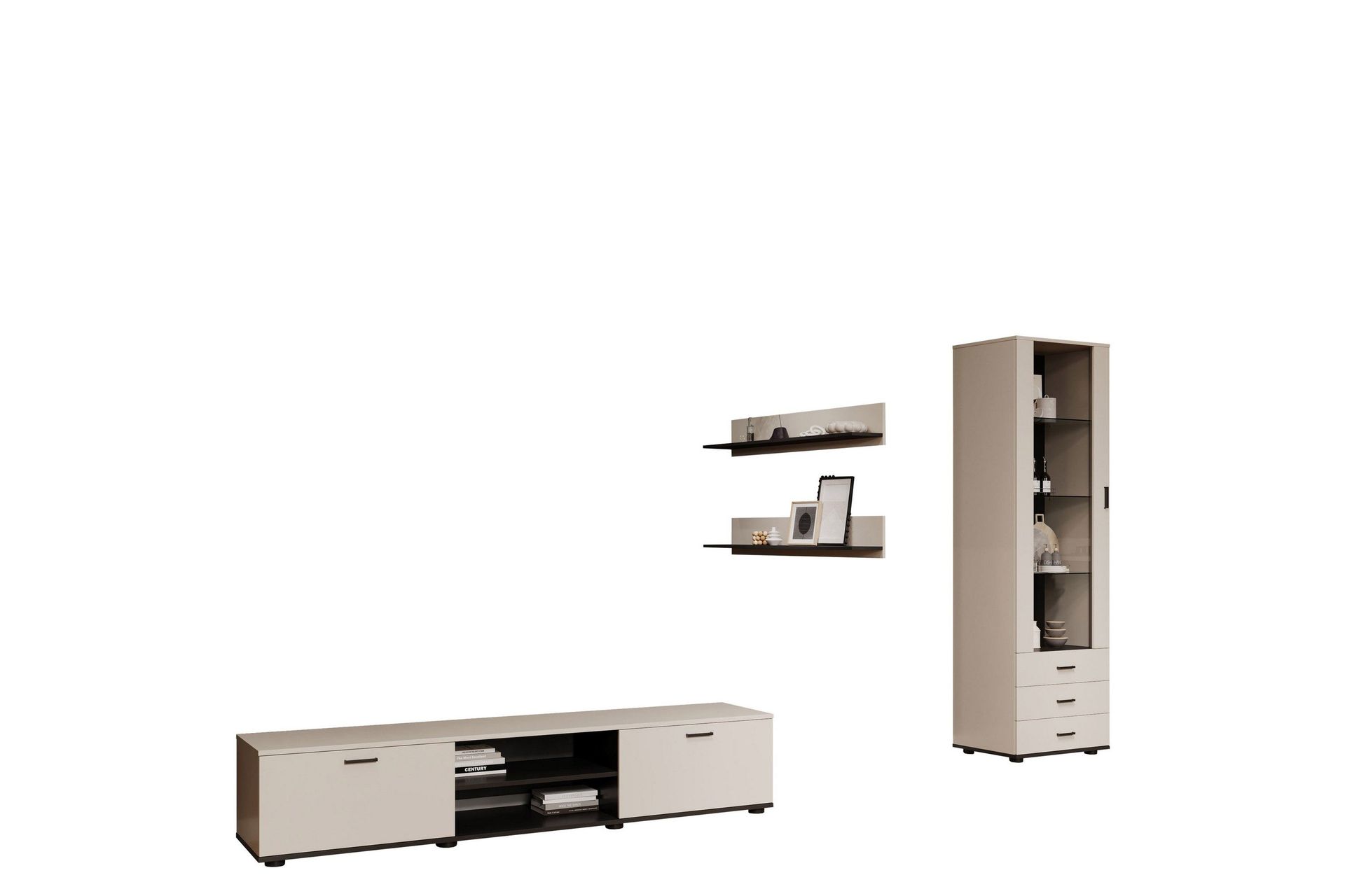 Lyrosen Möbelset För Vardagsrum - Beige