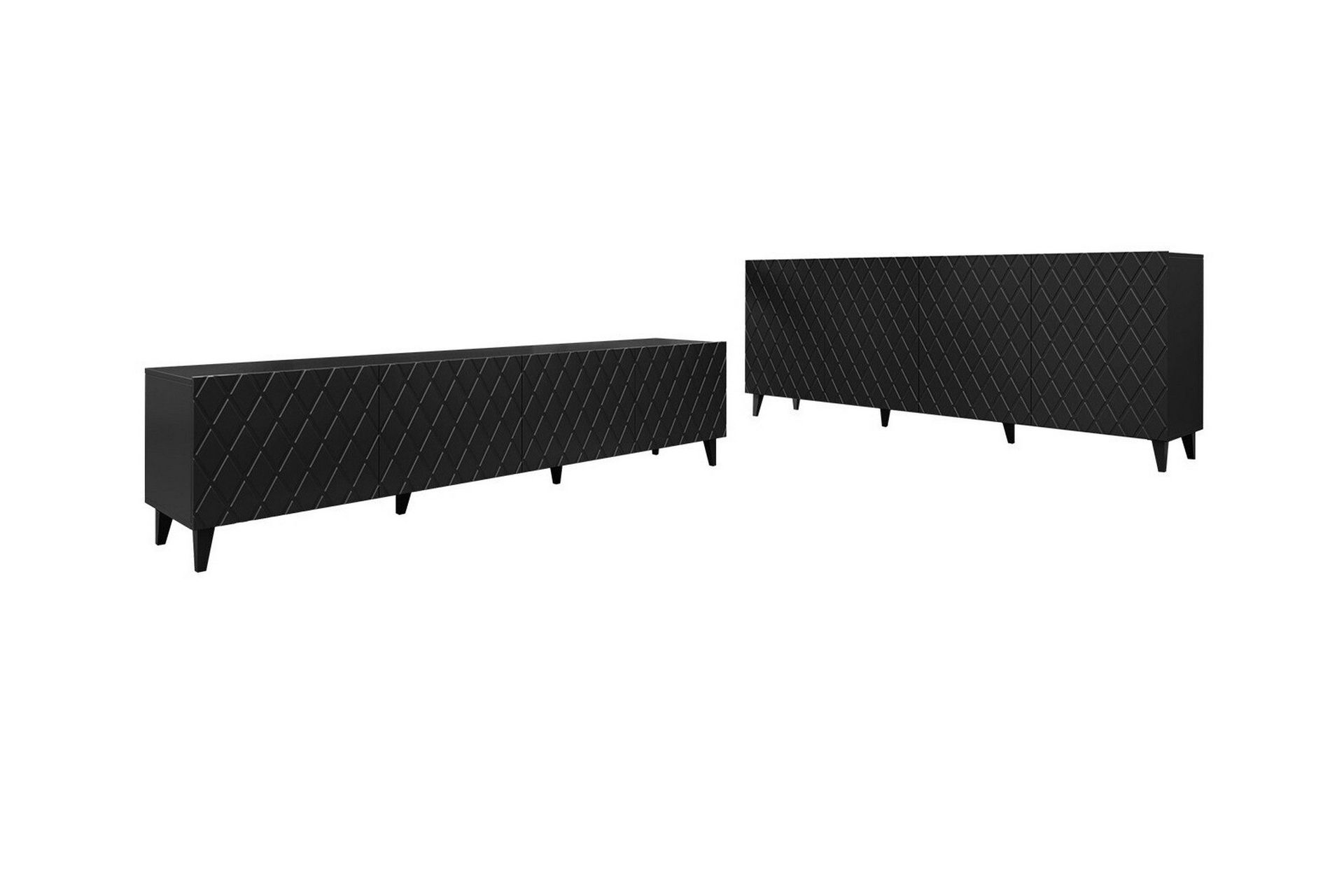 Strontian Möbelset För Vardagsrum Scandinavian Choice Black -