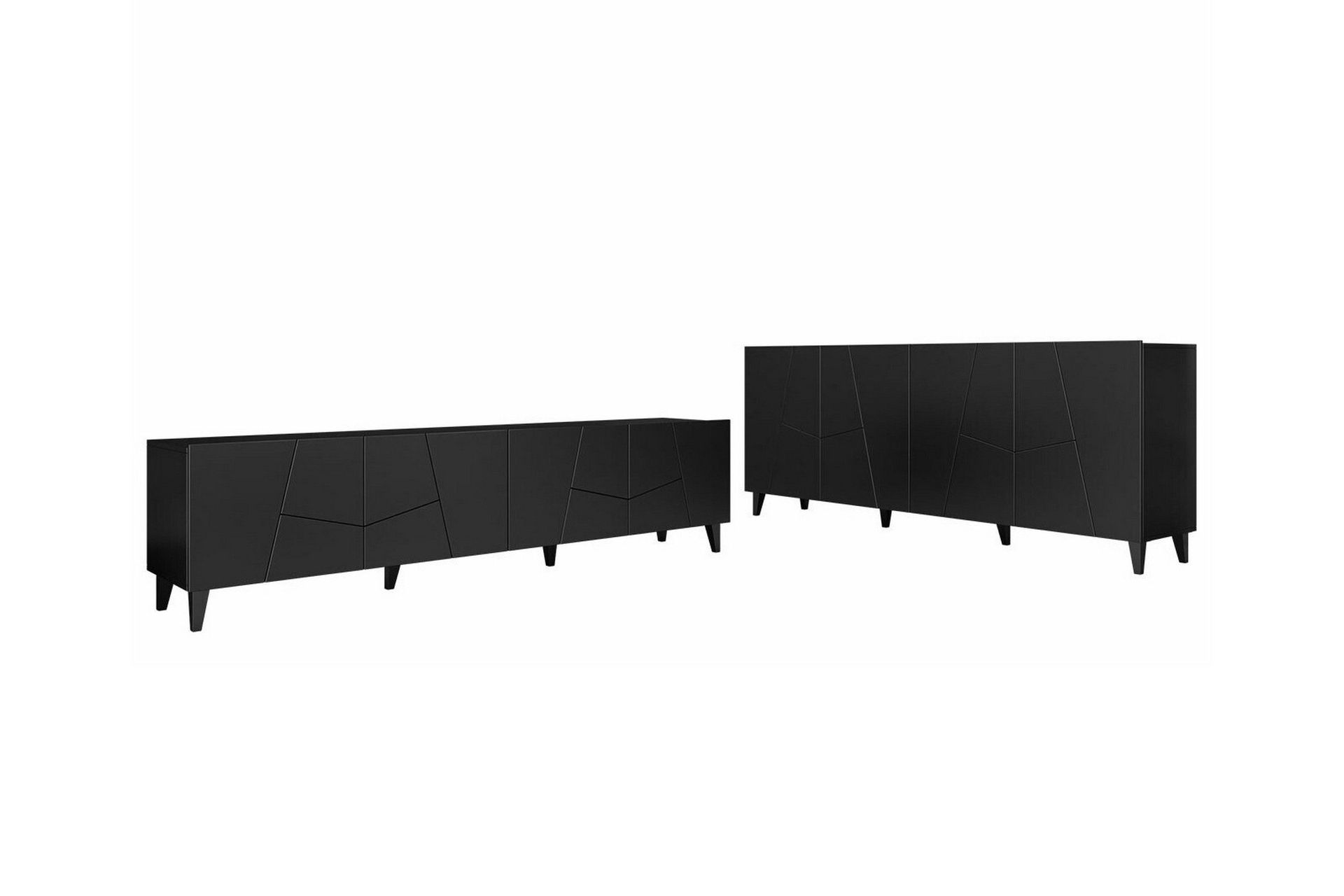Strontian Möbelset För Vardagsrum Scandinavian Choice Black -