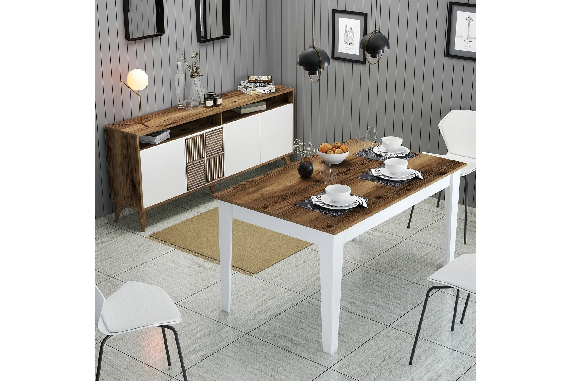 Lissione Möbelset För Vardagsrum - Hanah Home