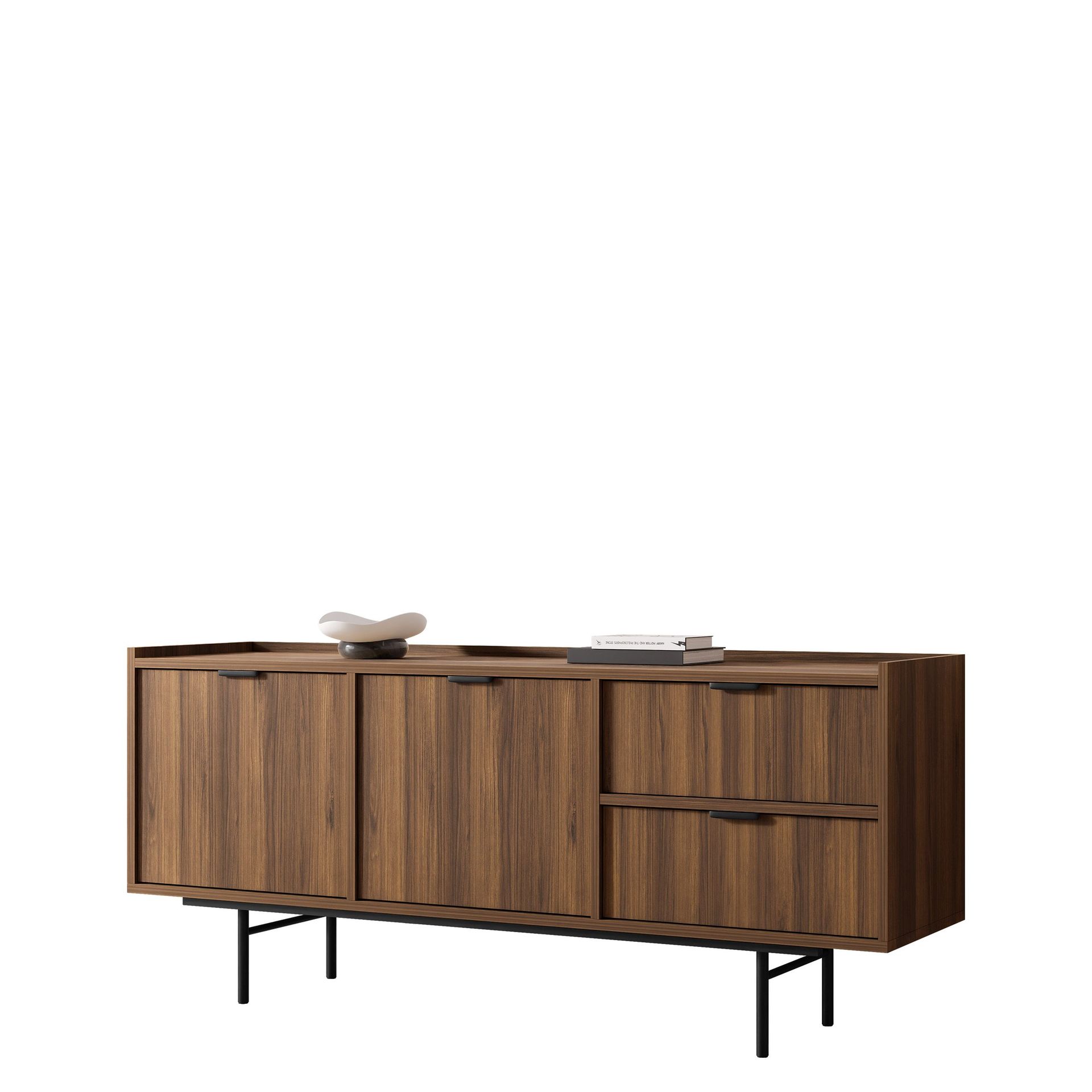 Rolden Skänk 150x68 cm - Valnöt