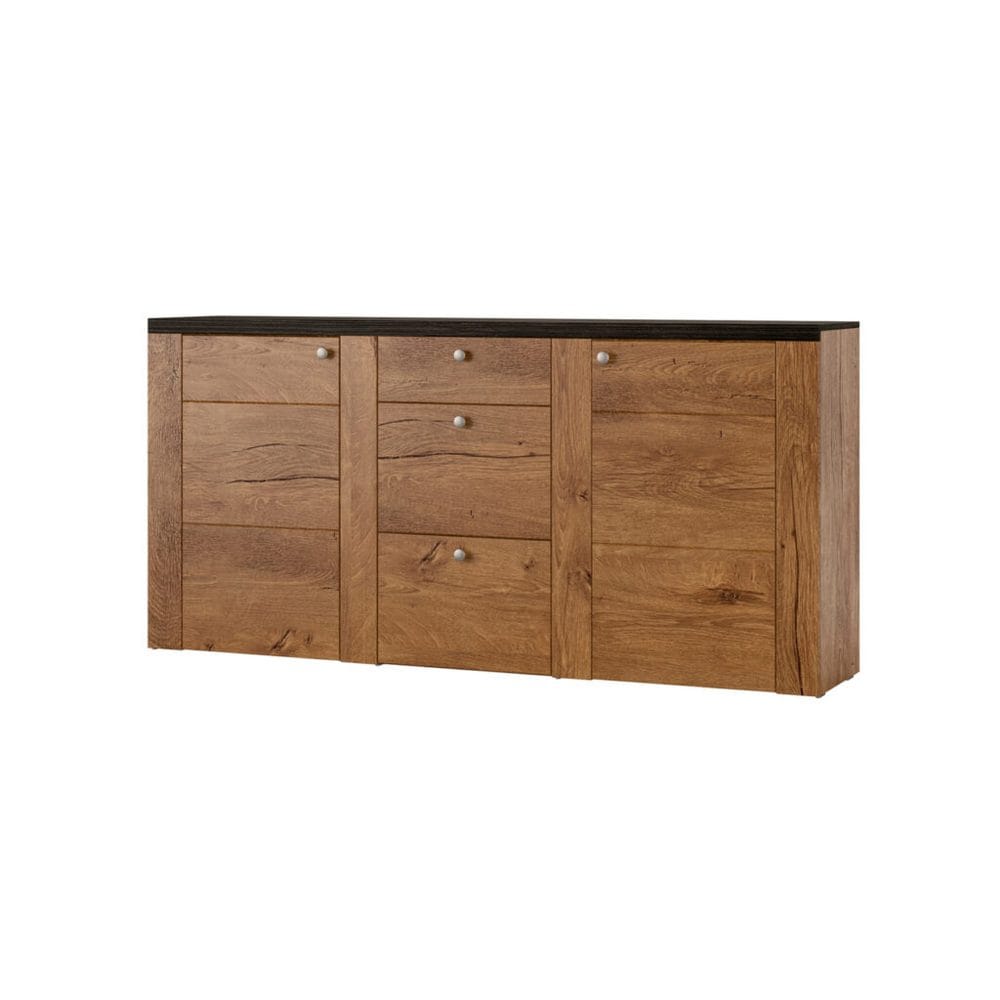 Sideboard Larona 2 Dörrar med 3 Lådor - Lefkas Ek