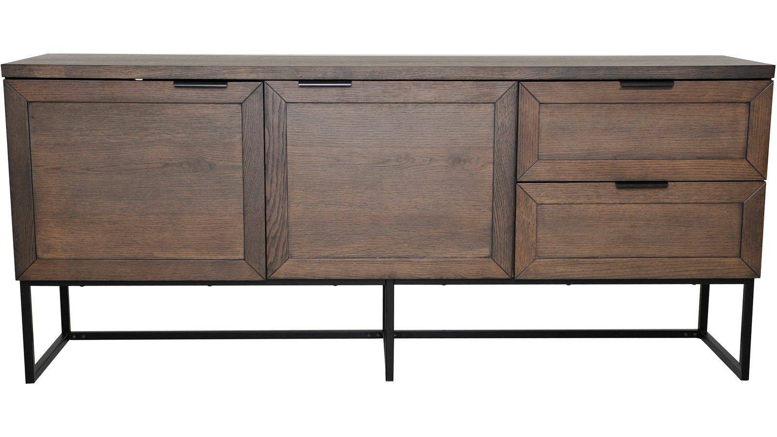 Sideboard Lindor Oljad - Oljad brun ekfaner