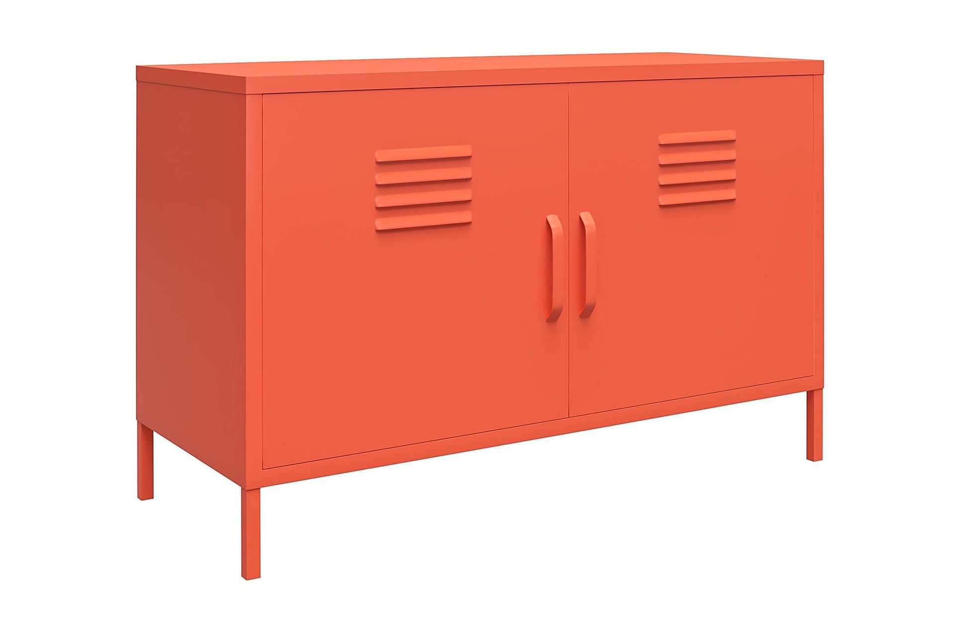 Cache Sk&auml;nk 100x40 cm 2 D&ouml;rrar Orange - Novogratz