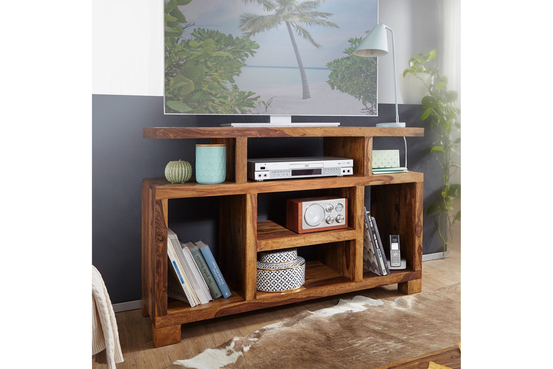 Dentel Sideboard i Tr&auml; - Brun