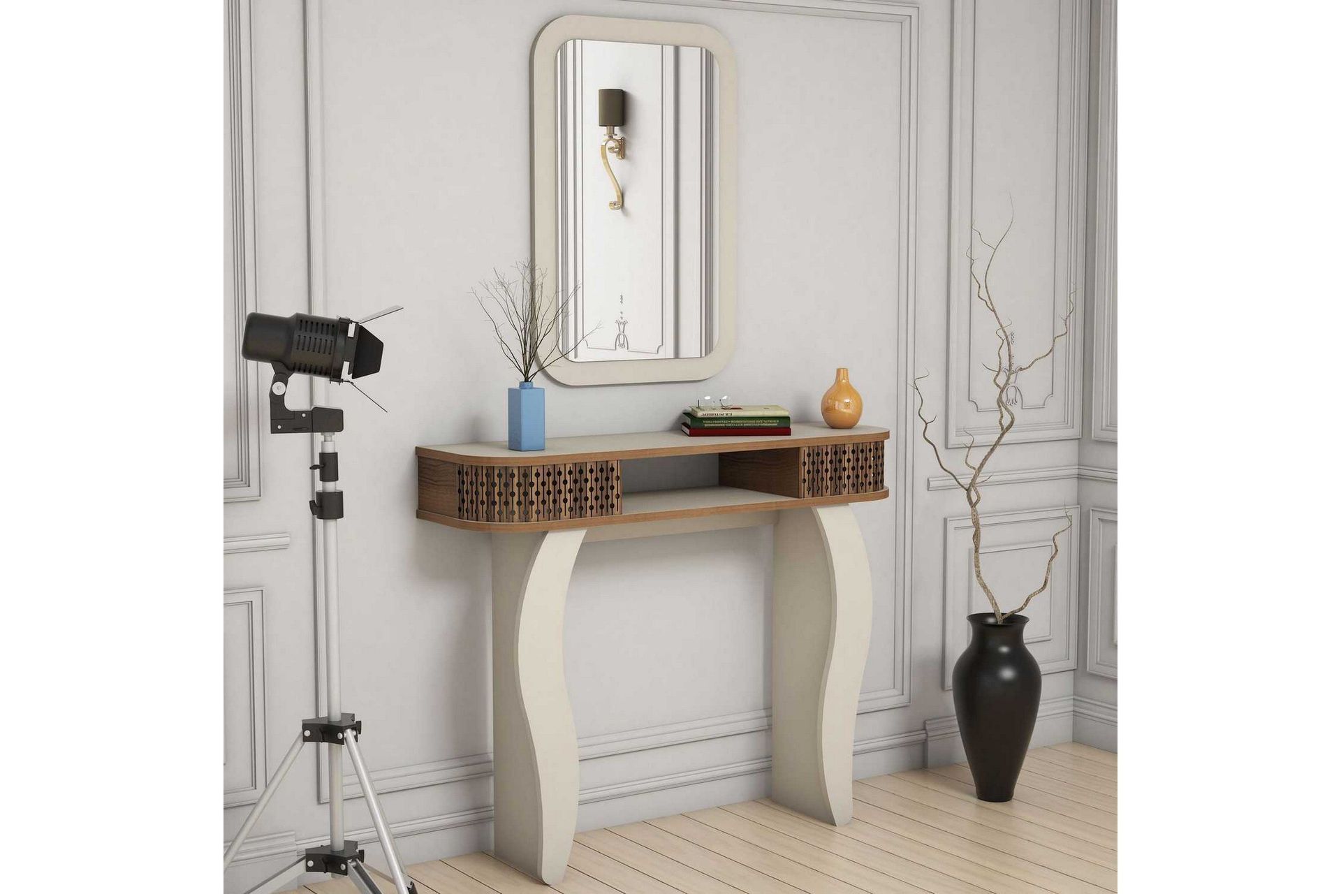 Hovdane Sk&auml;nk 105 cm - Brun/Vit