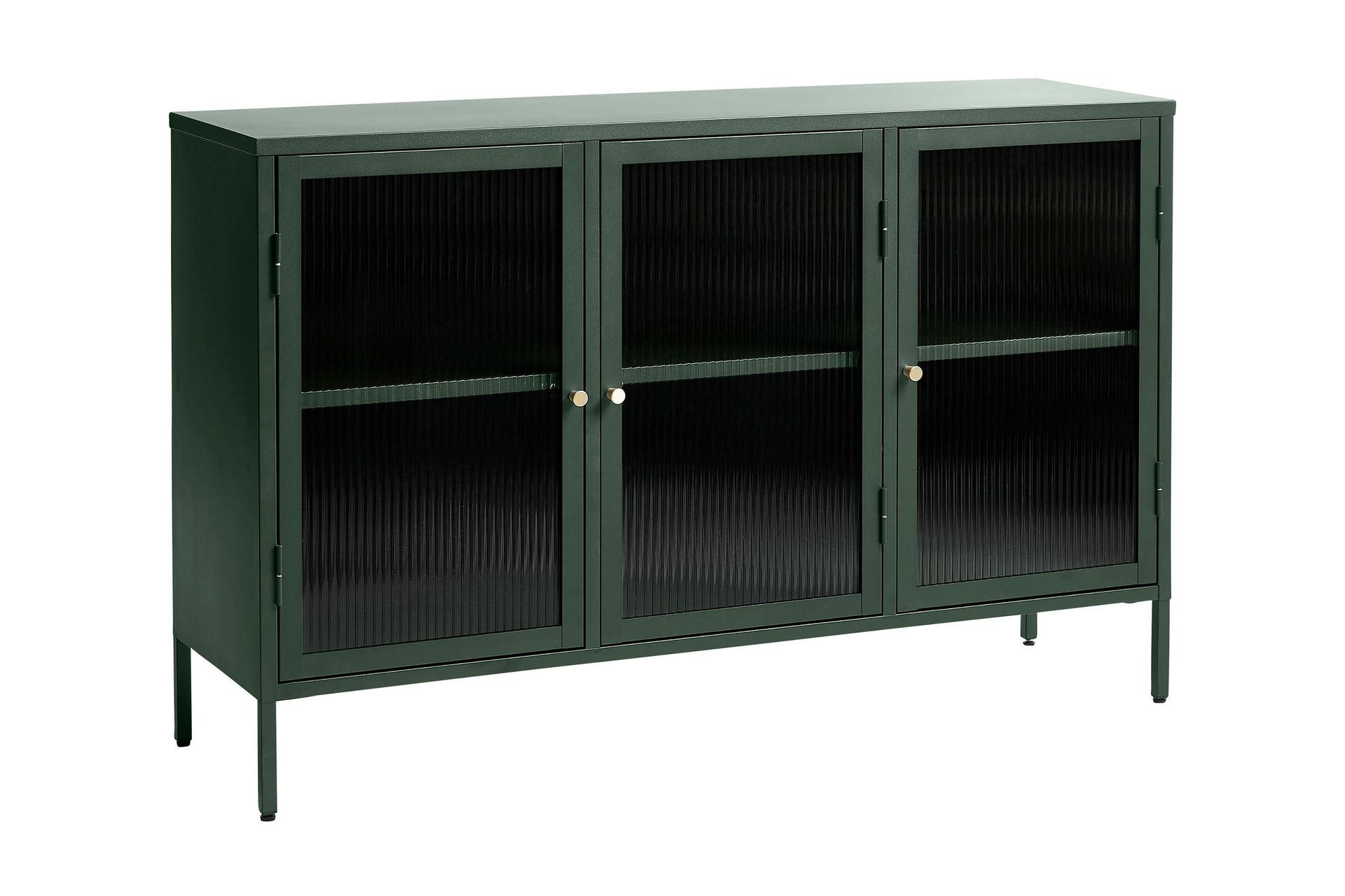 Lazarus Sideboard 3 delar 132 cm - Gr&ouml;n