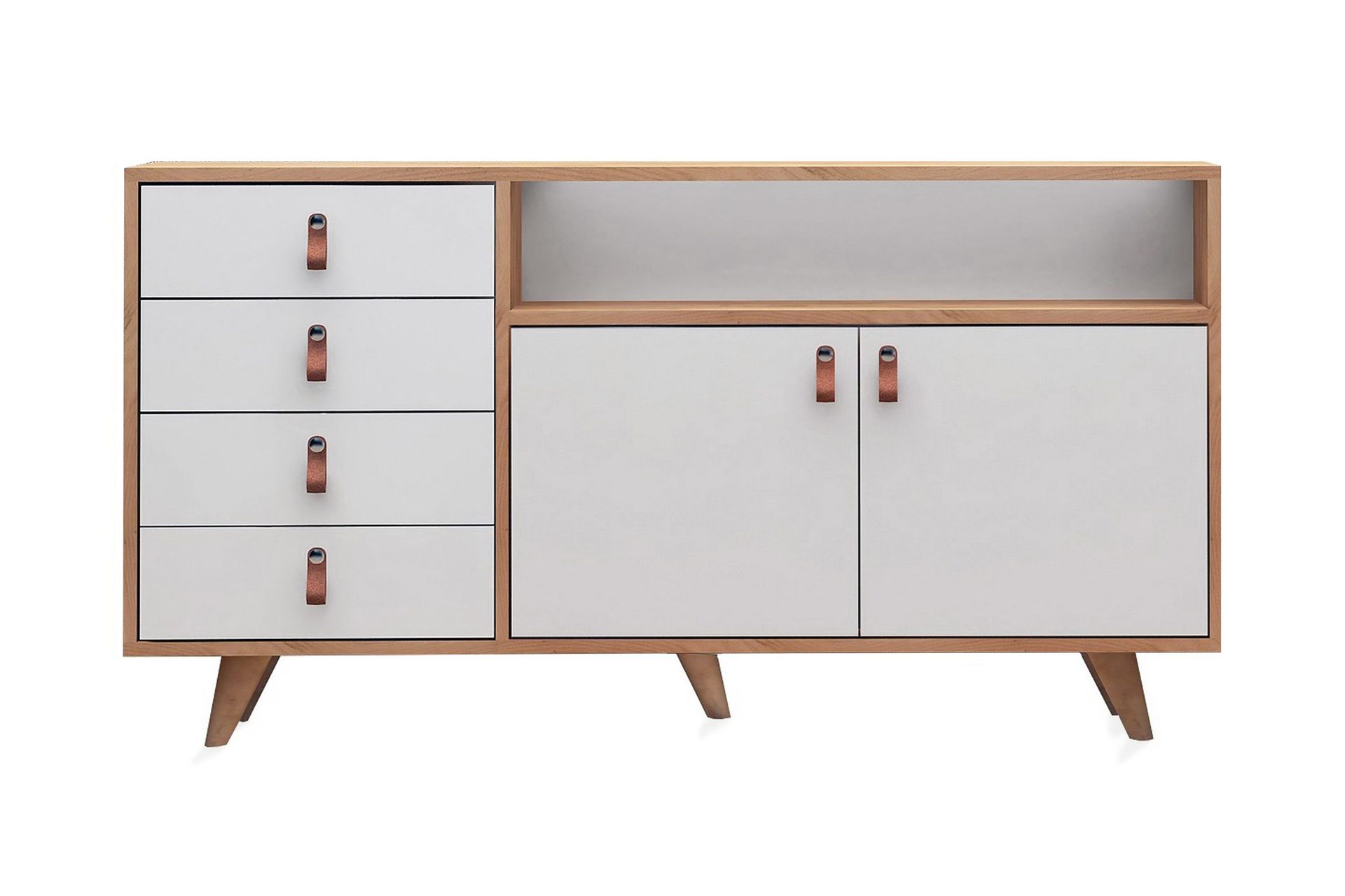 Mod Design Sk&auml;nk - Tr&auml;/Vit