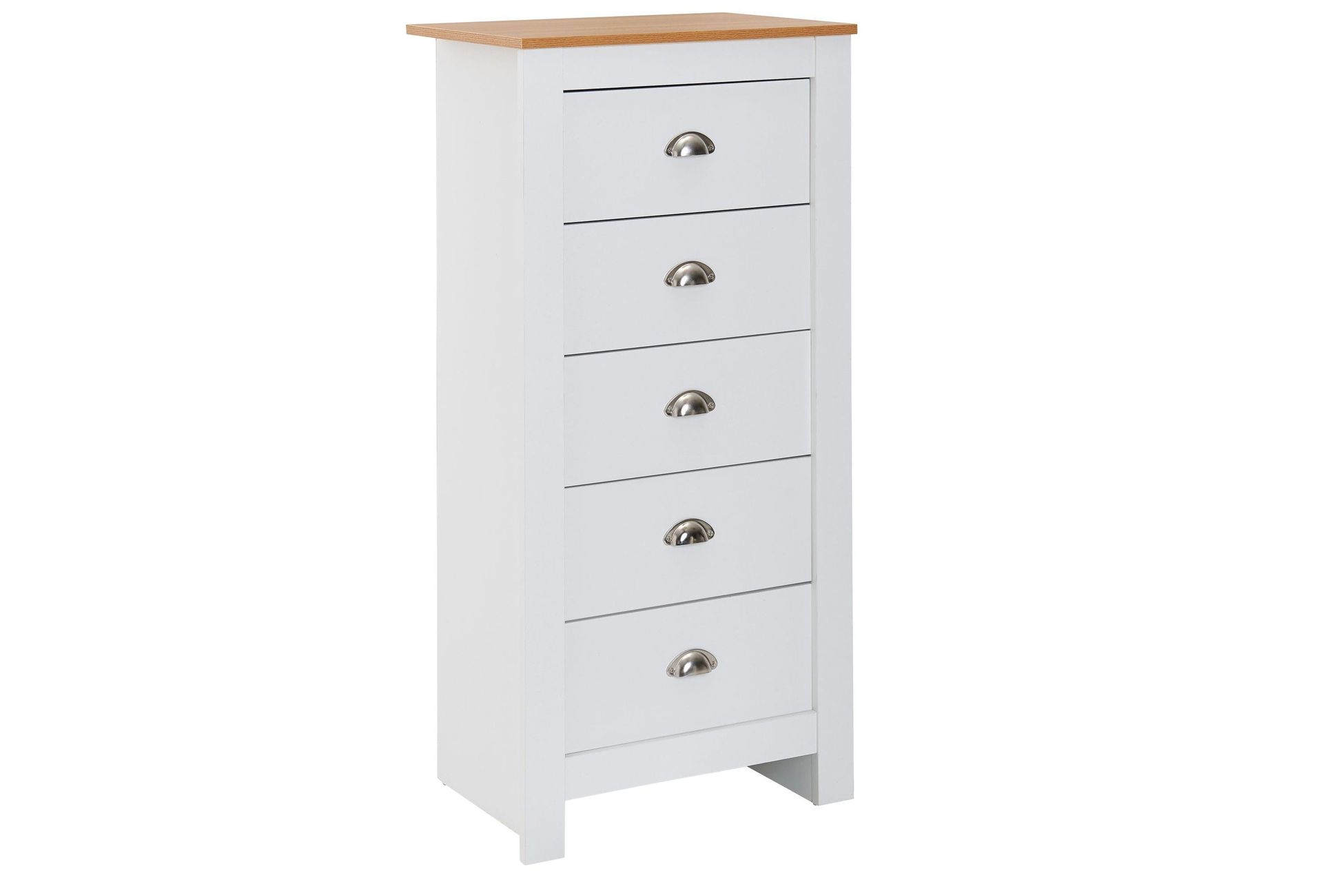 Seddik Sideboard 39 cm Rektangul&auml;r - Vit/Natur