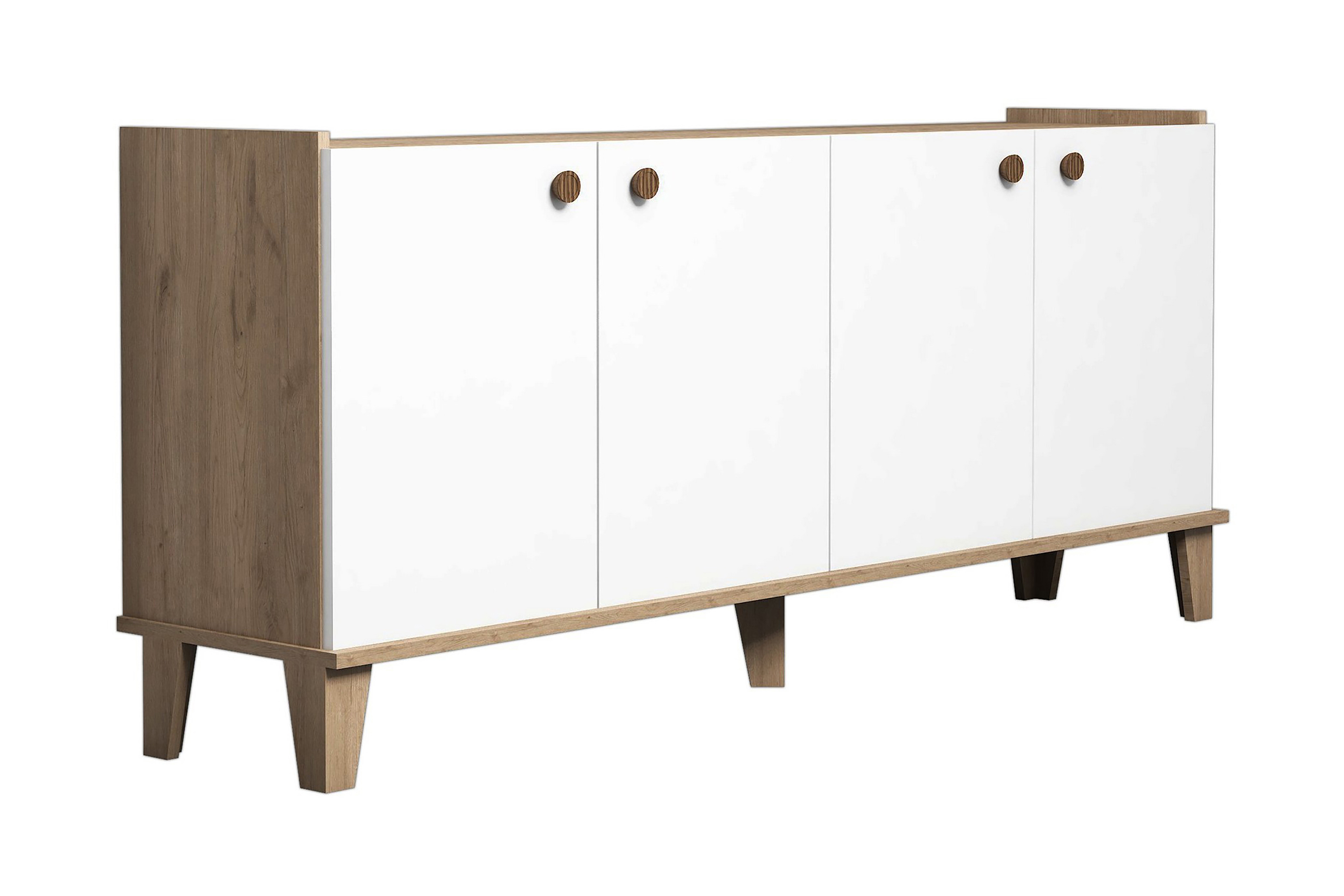 Sideboard 41x182 cm Natur/Vit