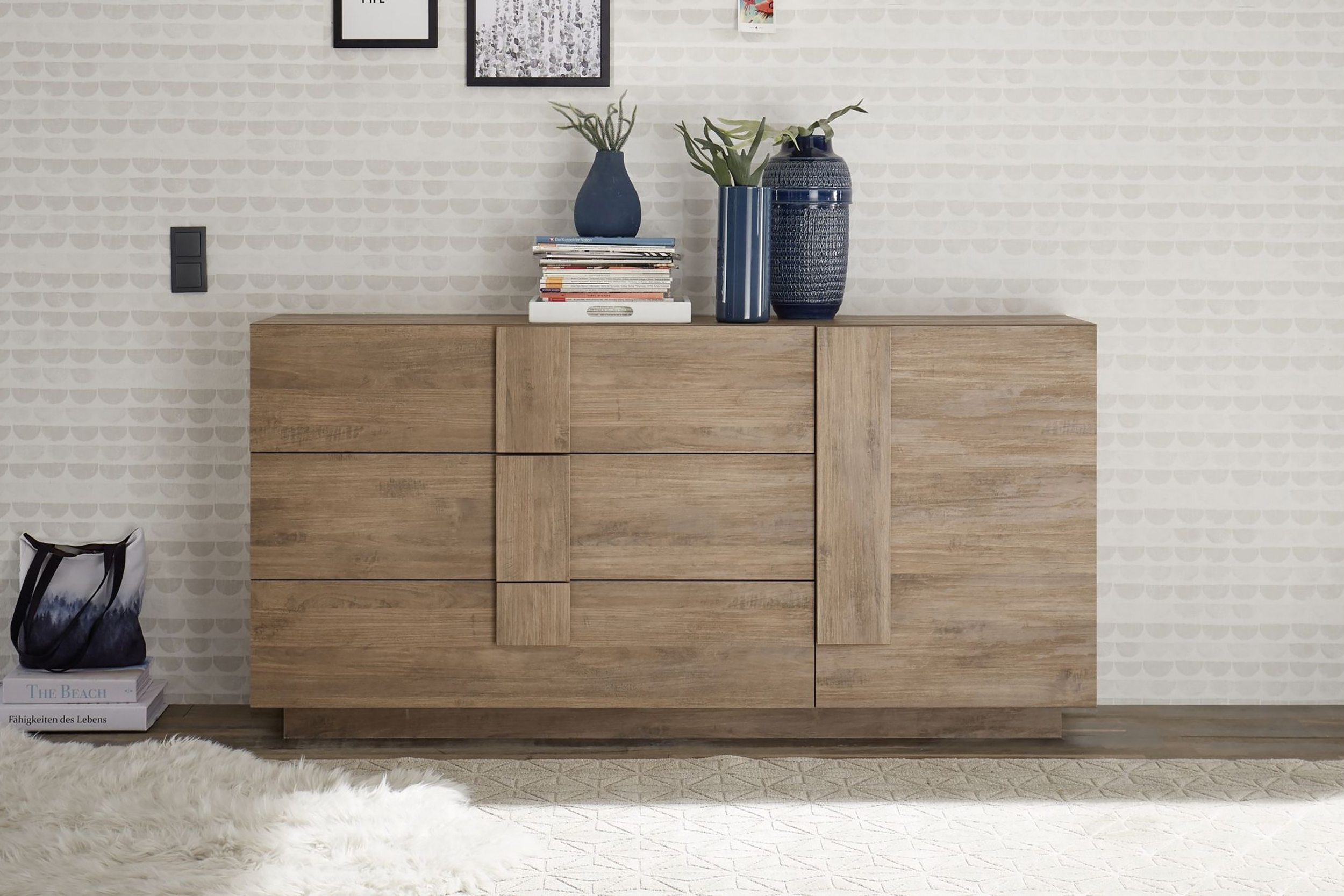 Sideboard Bertio 182 cm Brun