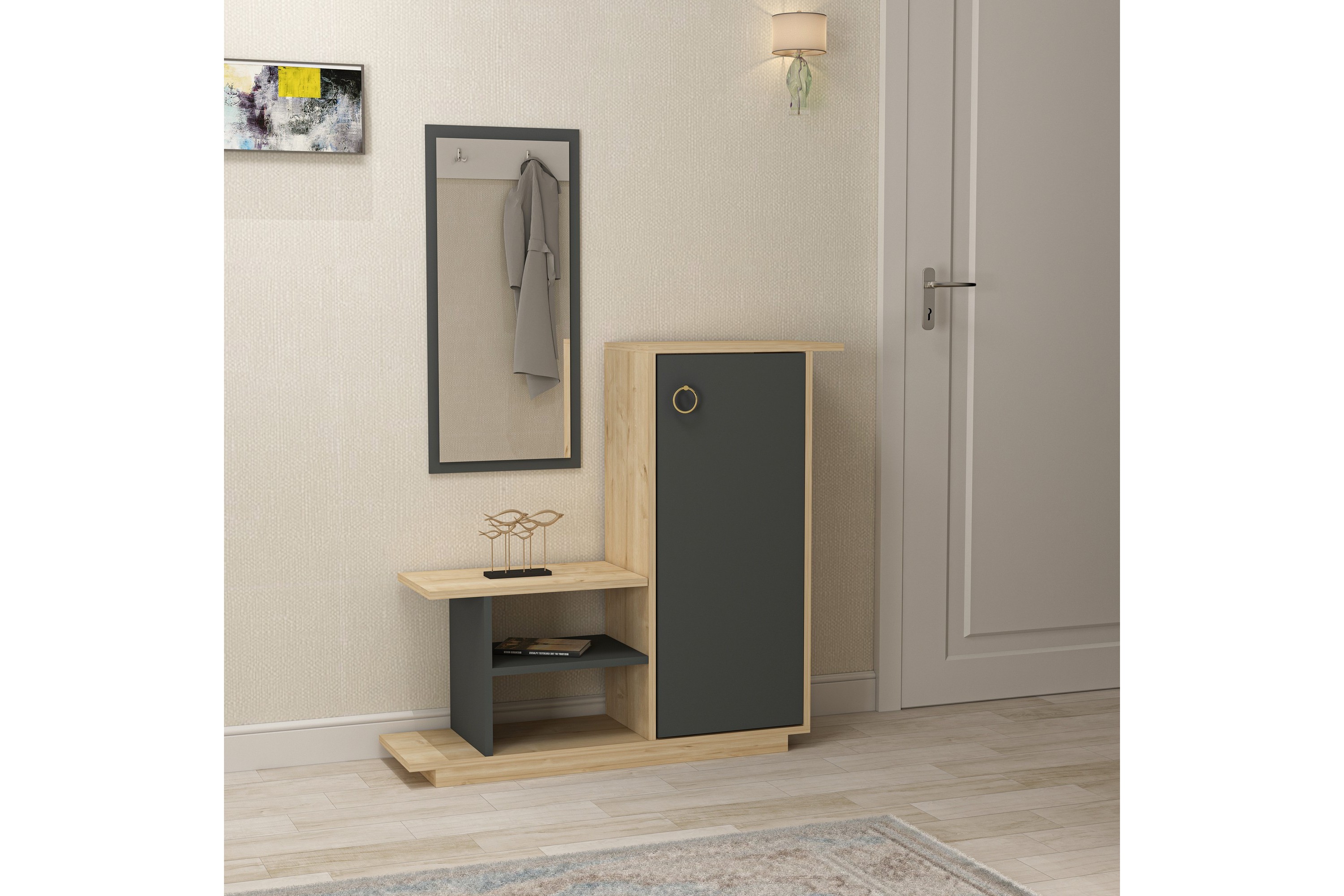 Sideboard Blei 80 cm EkAntracit