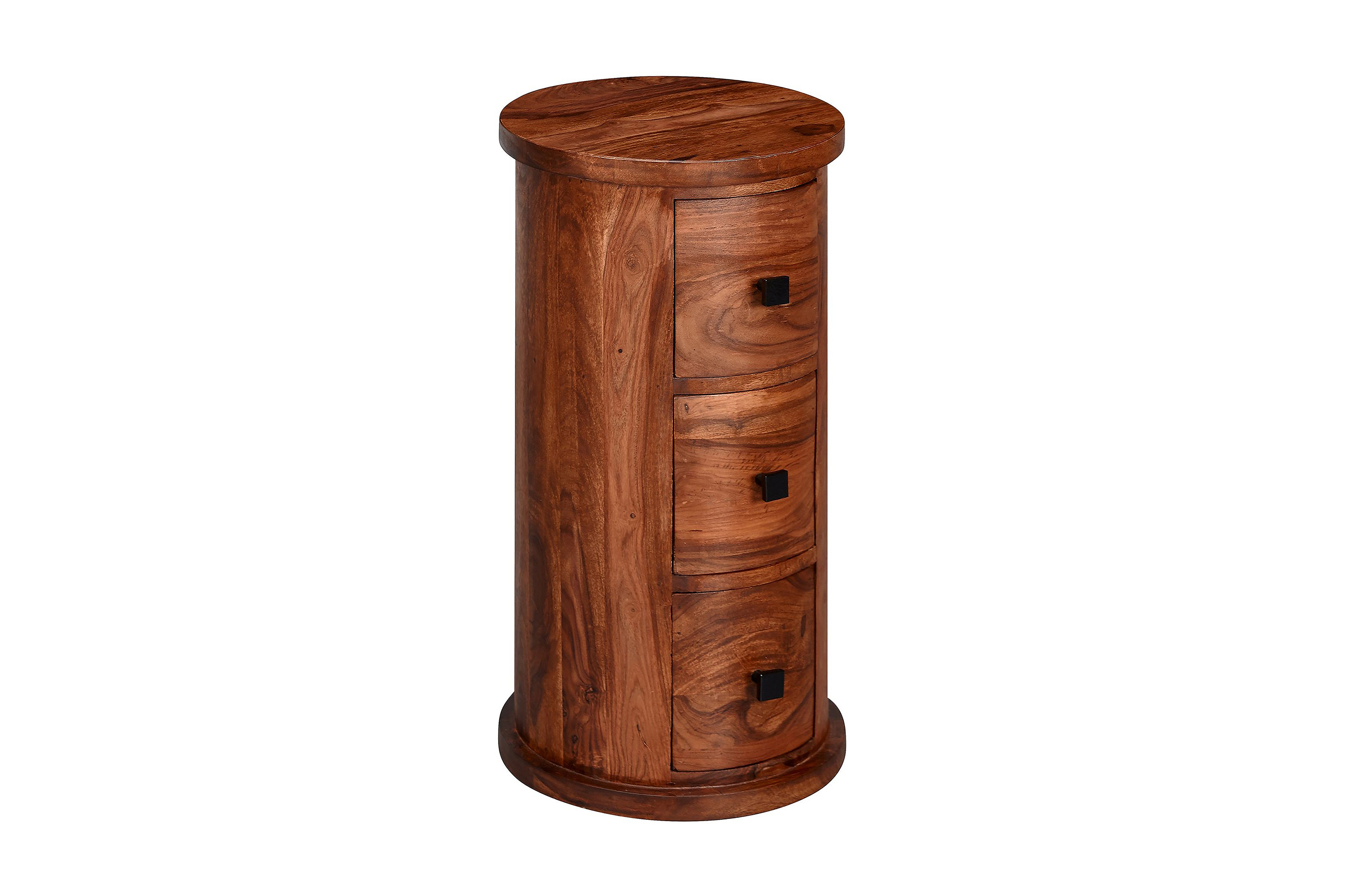 Sideboard Clanton 35 cm 3 Lådor Runt Brun