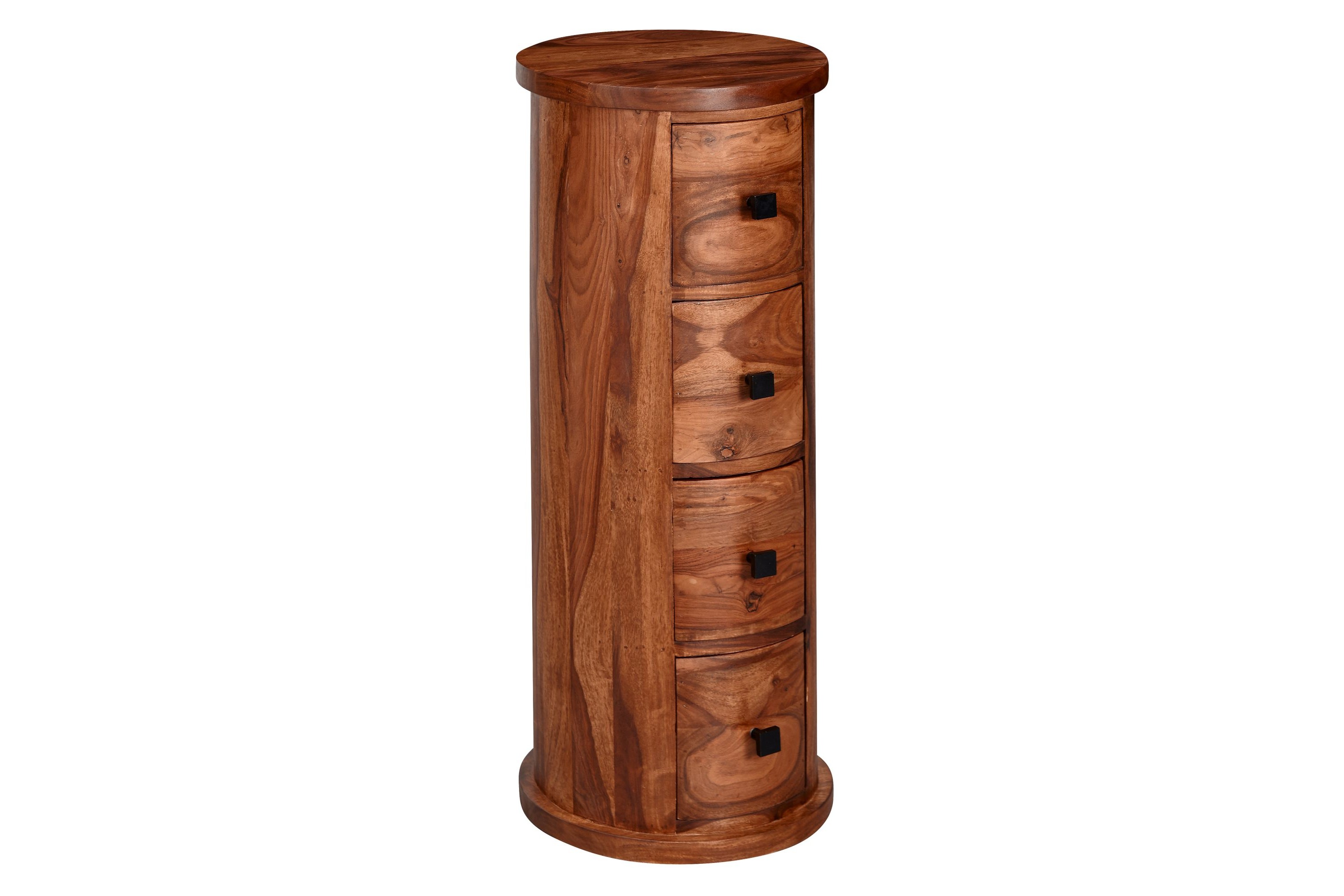 Sideboard Clanton 35 cm 4 Lådor Runt Brun
