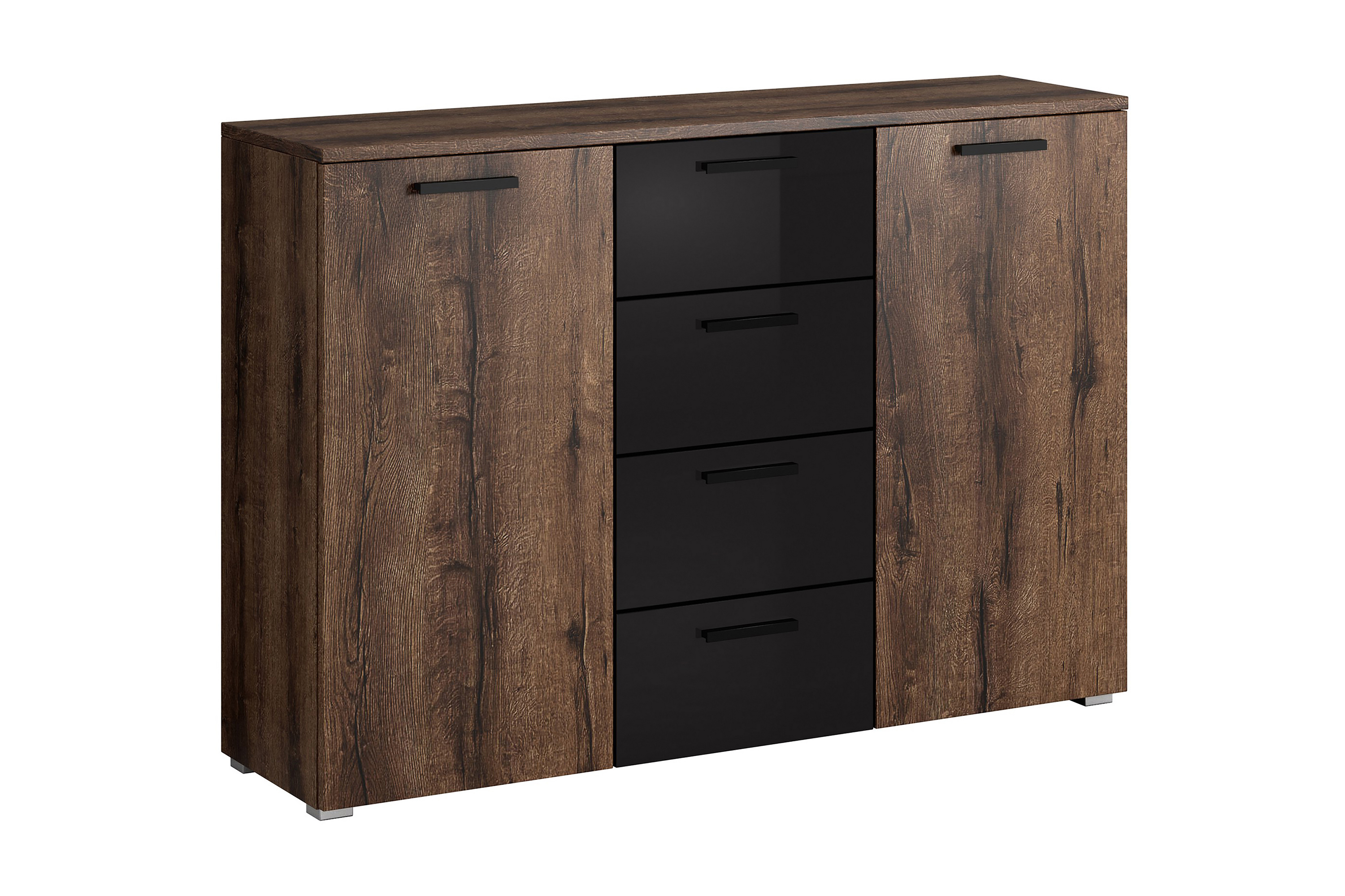 sideboard jorbes 38x132 cm - teak/svart