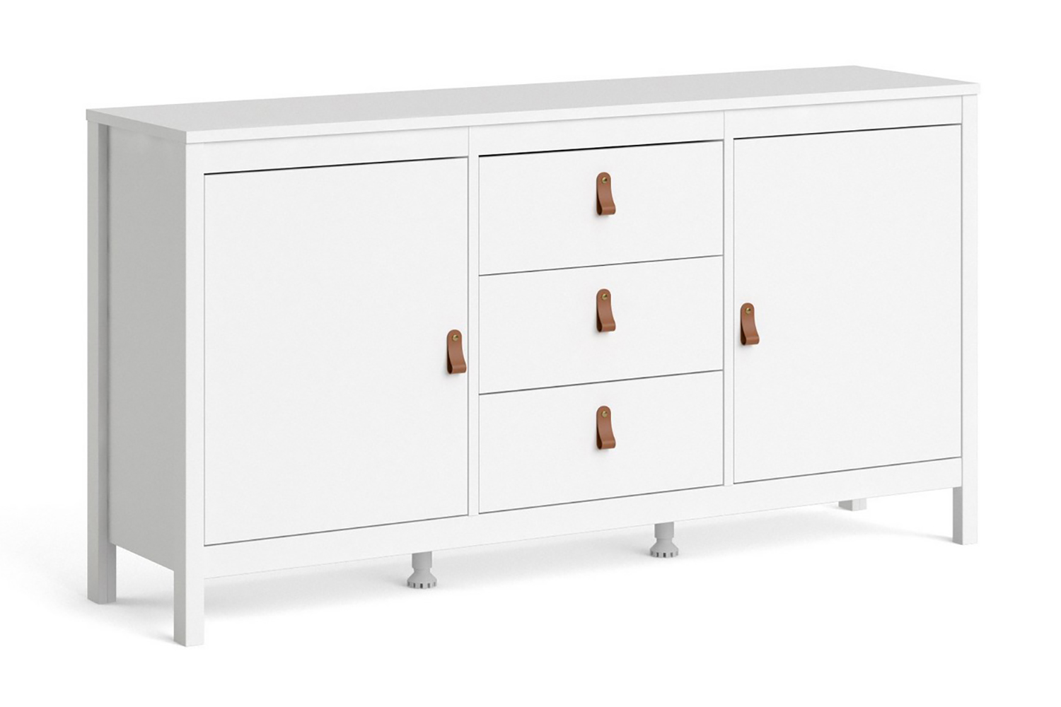 Sideboard Osterholm 38x151 cm Vit/Natur