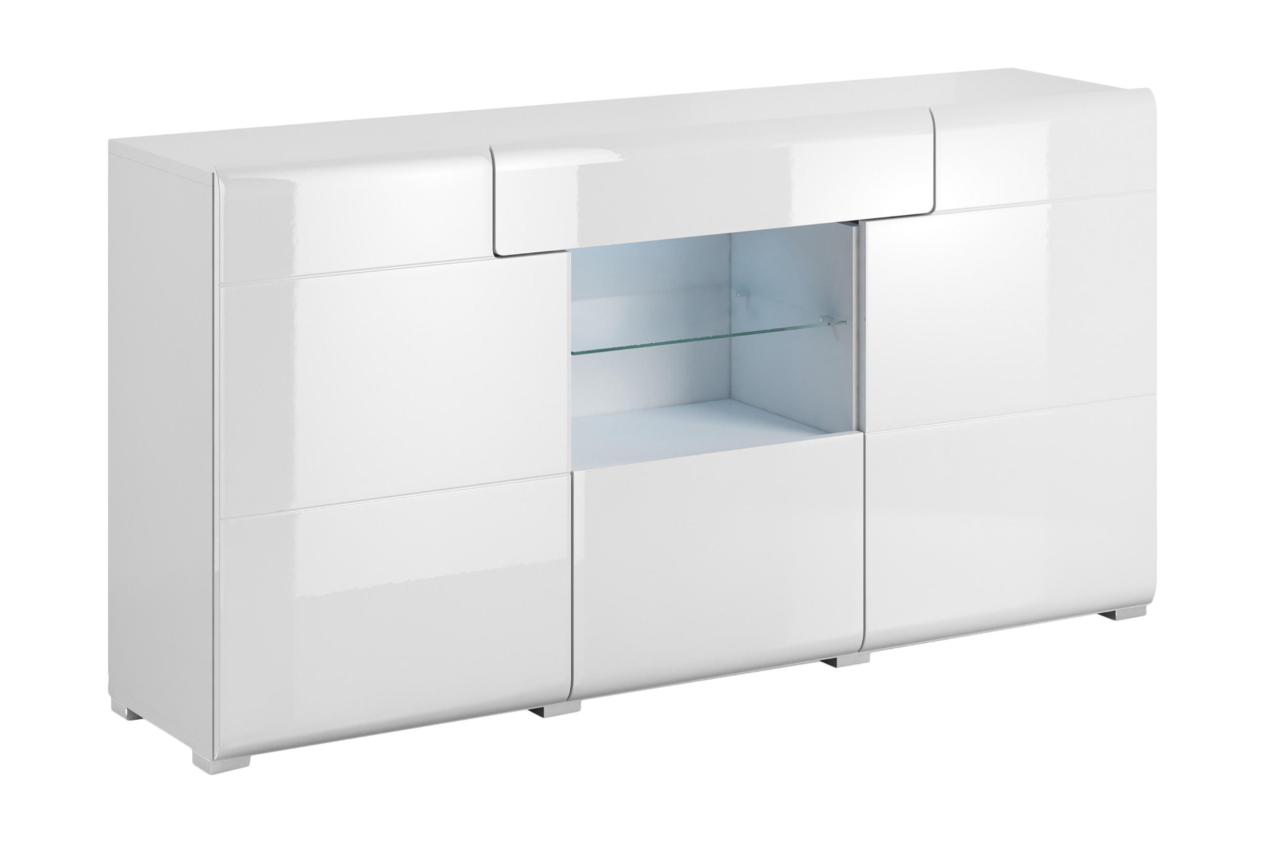 Sideboard Torrao 39x159 cm Vit