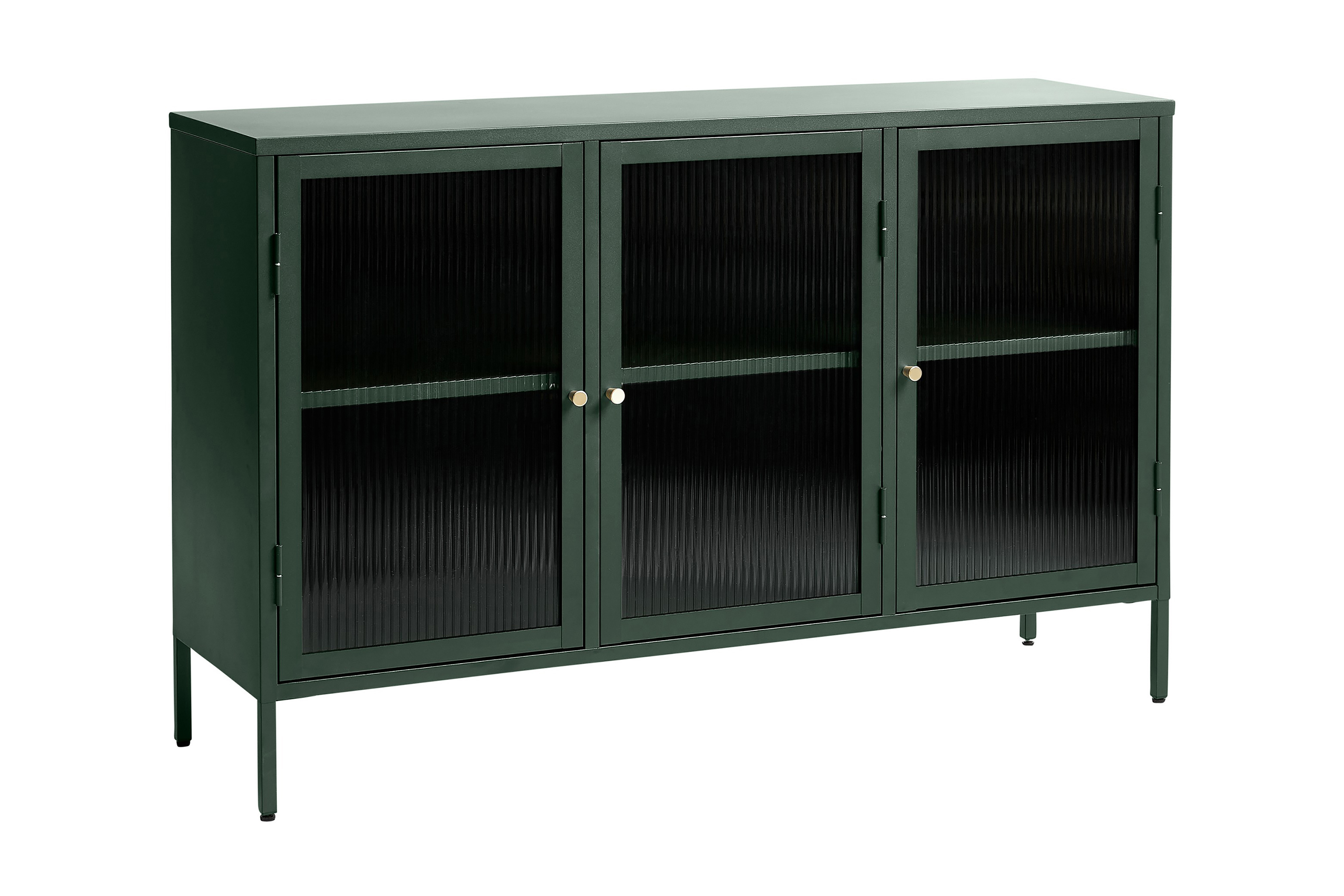 sideboard umtiti 3 delar 132 cm - grön