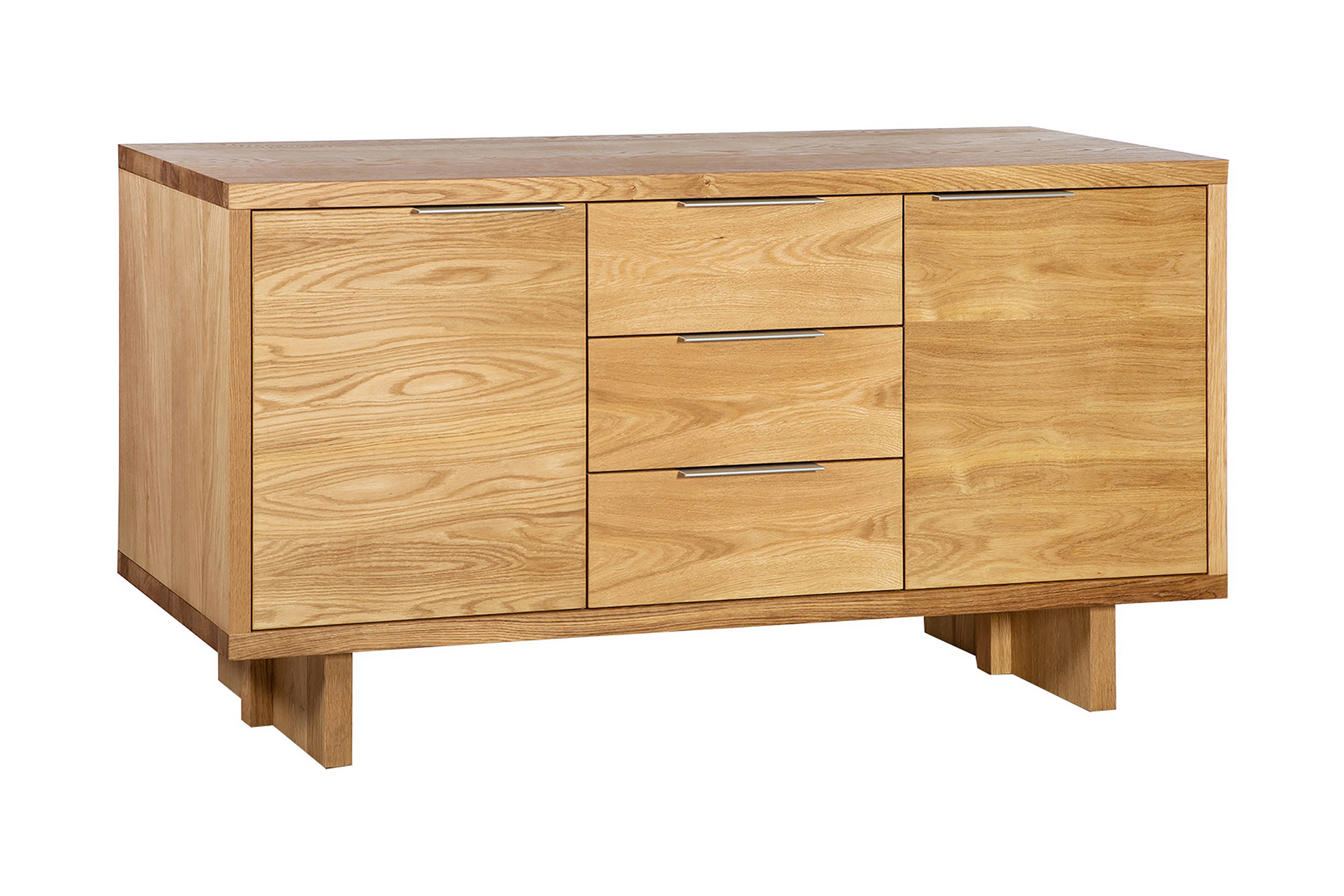 Sidobord Lisbon Med 2-Dörrar Och 3-Lådor 180x45x82