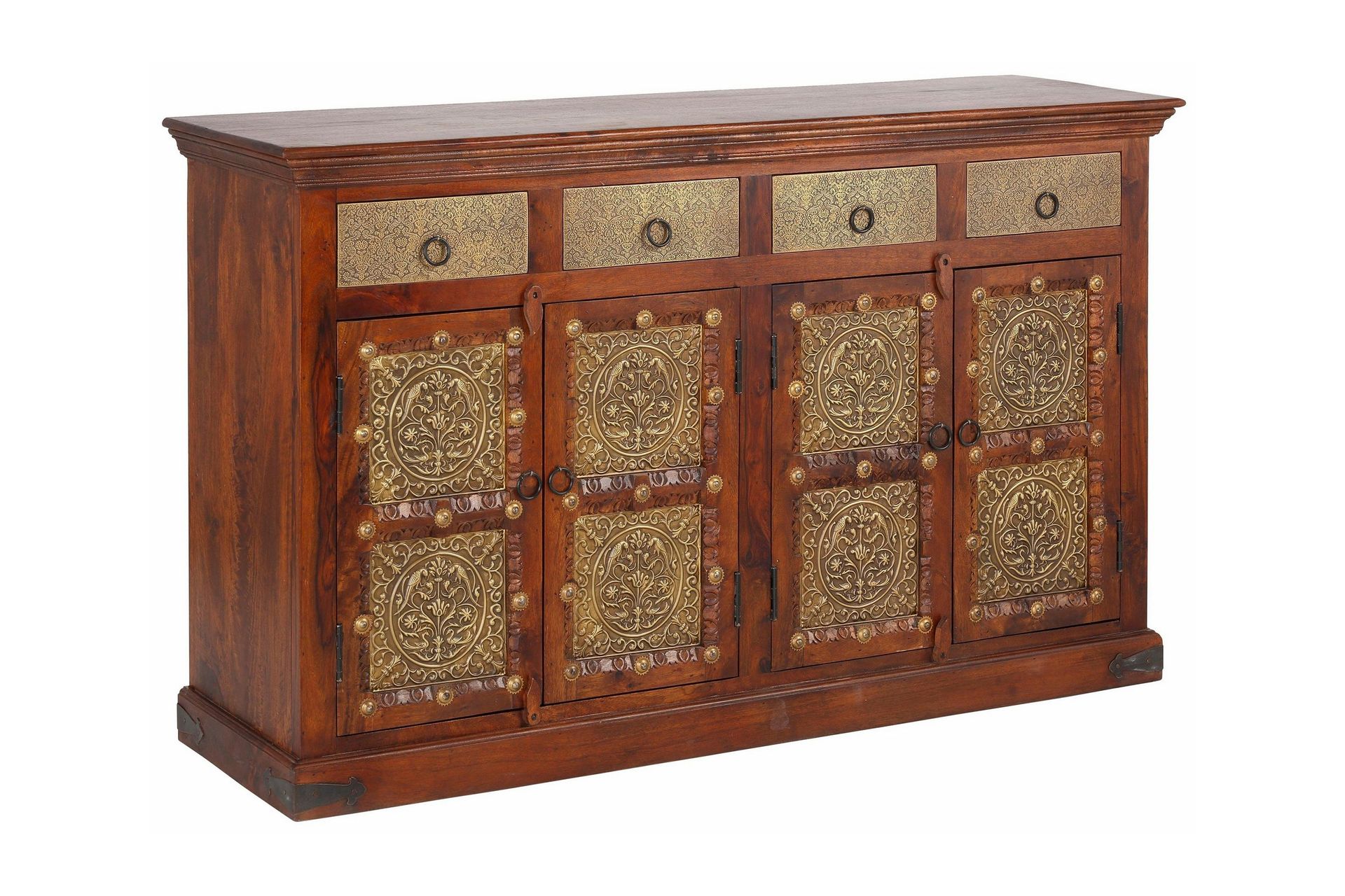 silian skänk 145 cm - akacia brun