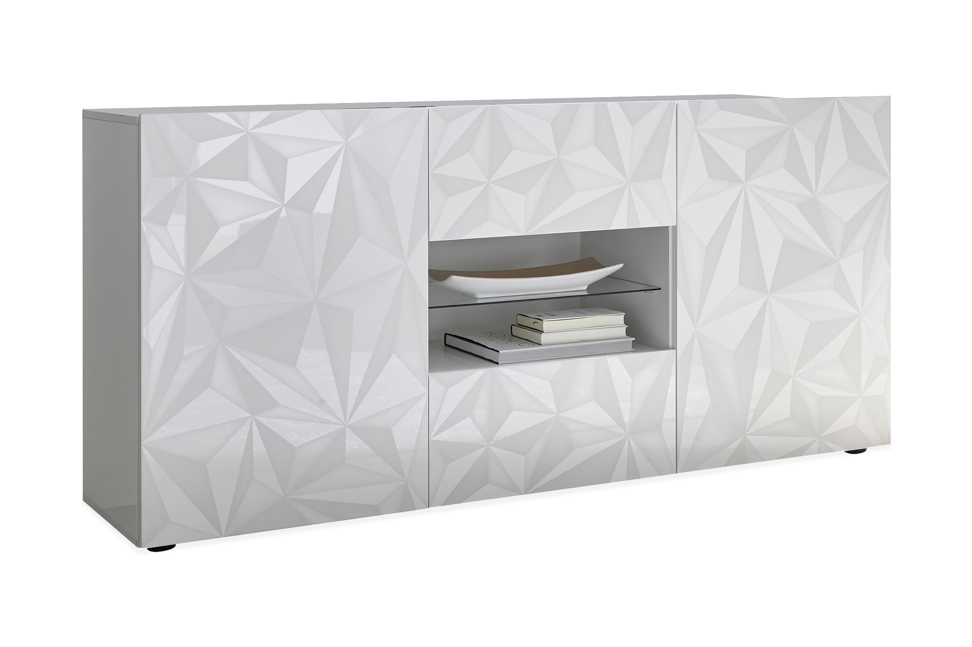 skänk ayaka 181 cm - vit