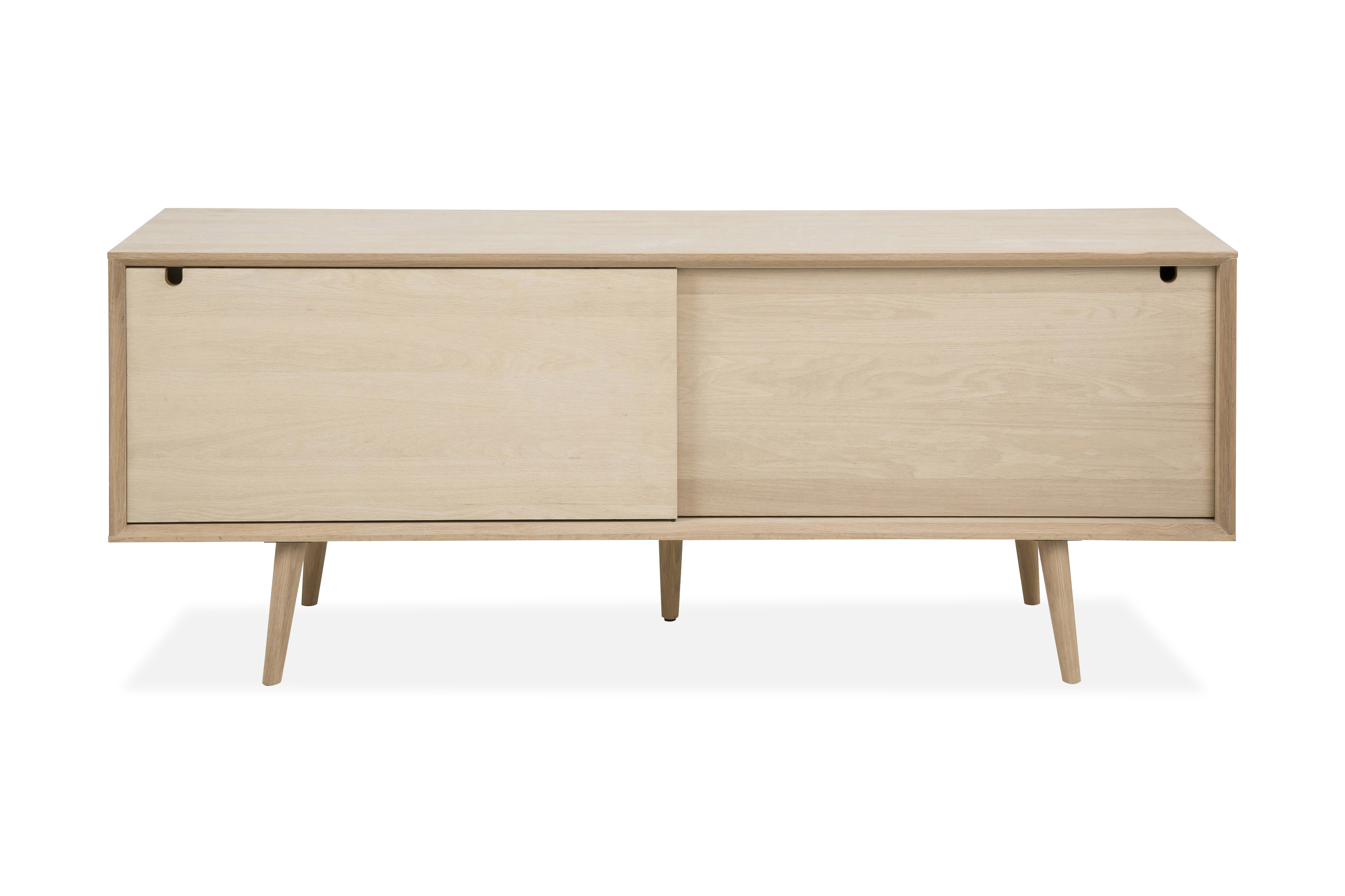 Skänk Century 180 cm Vitpigmenterad Ek