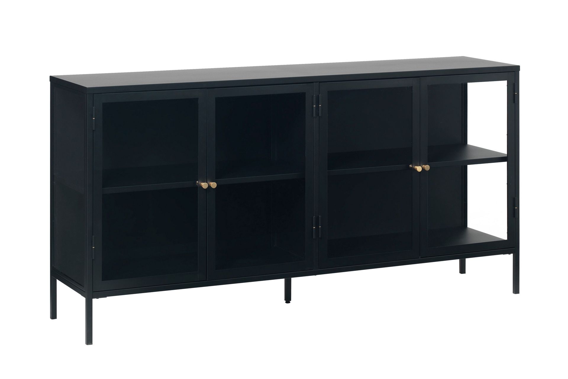 umbri sideboard 4 delar 170 cm - svart